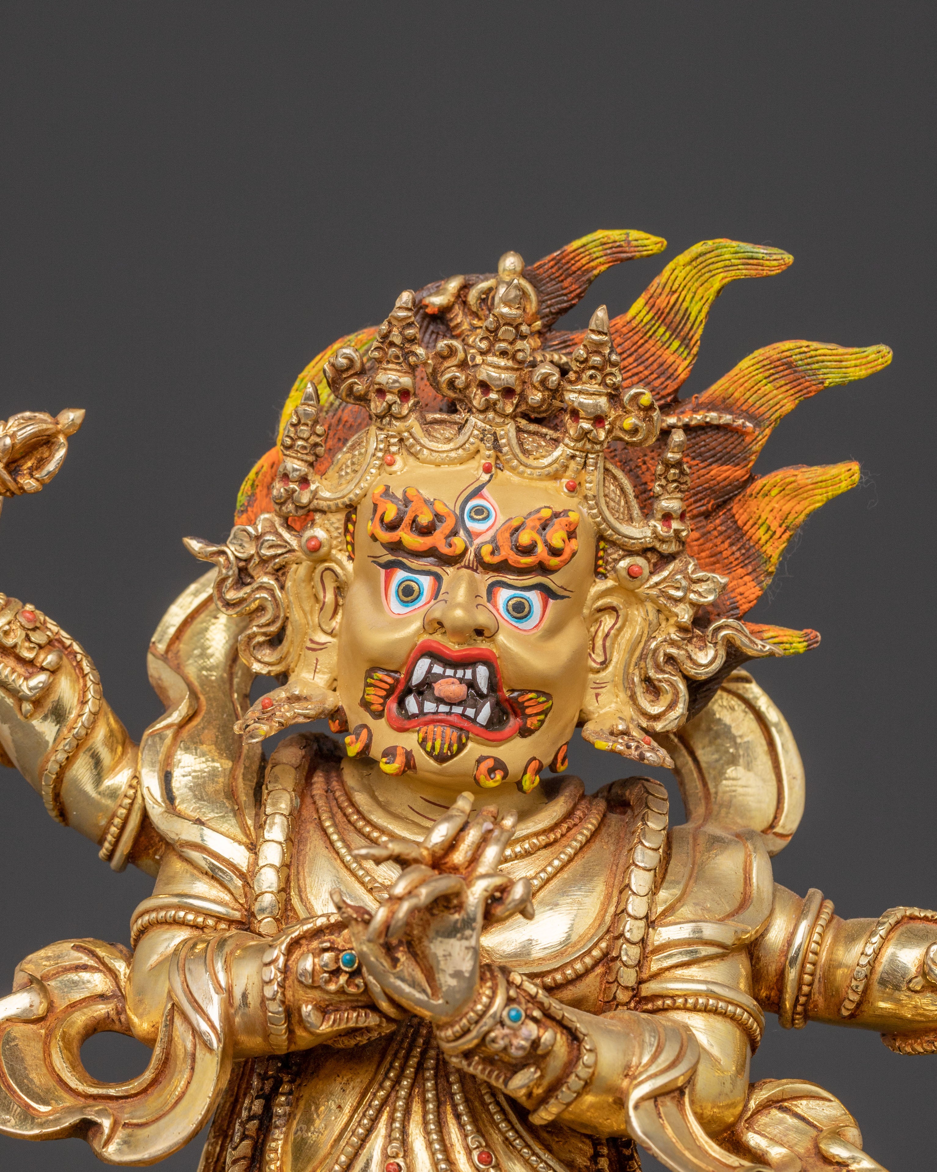 Divine Butadamara Guardian Statue | Sacred Tibetan Buddhist Statue