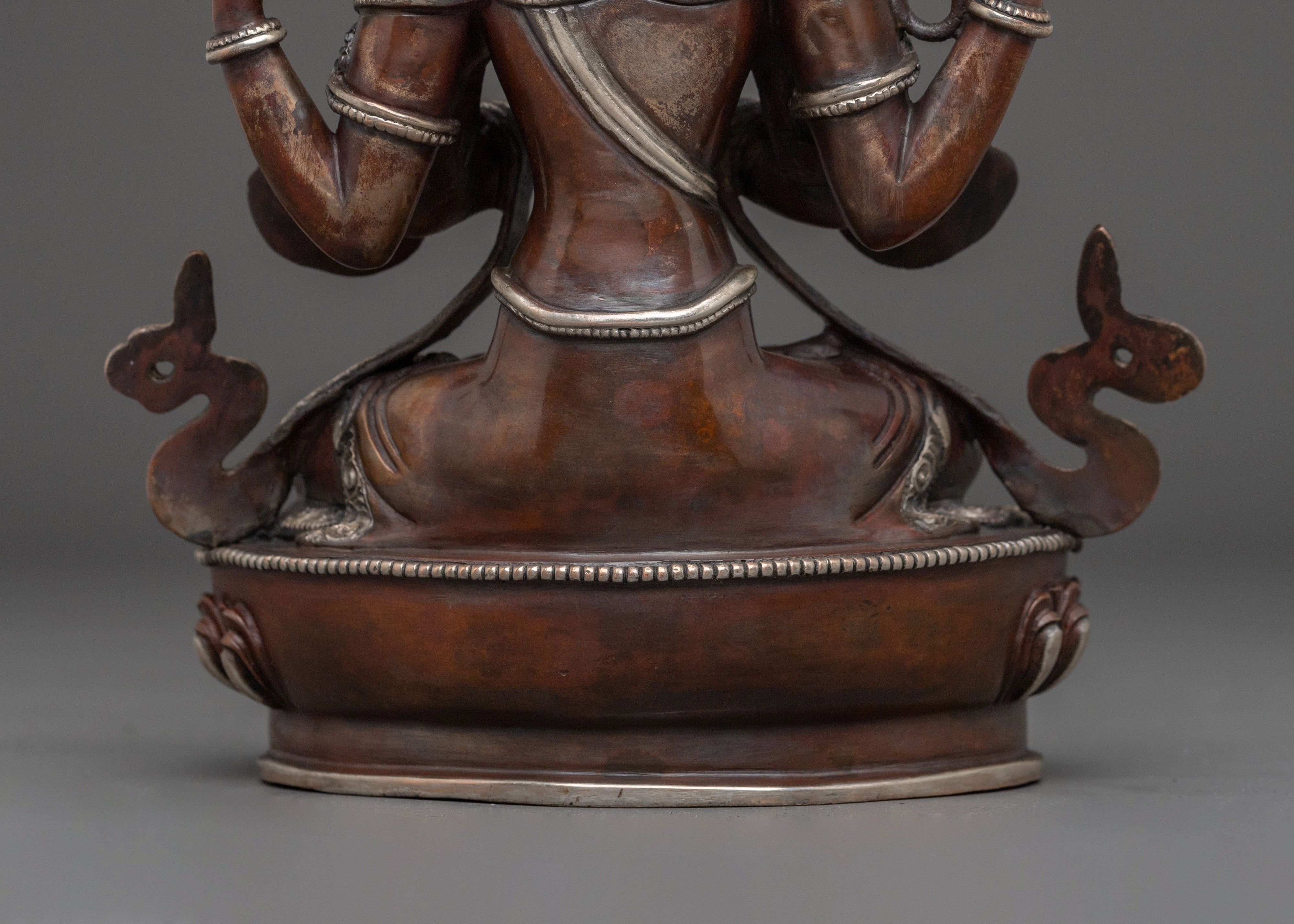Handmade Chenrezig Statue | Bodhisattva of Compassion