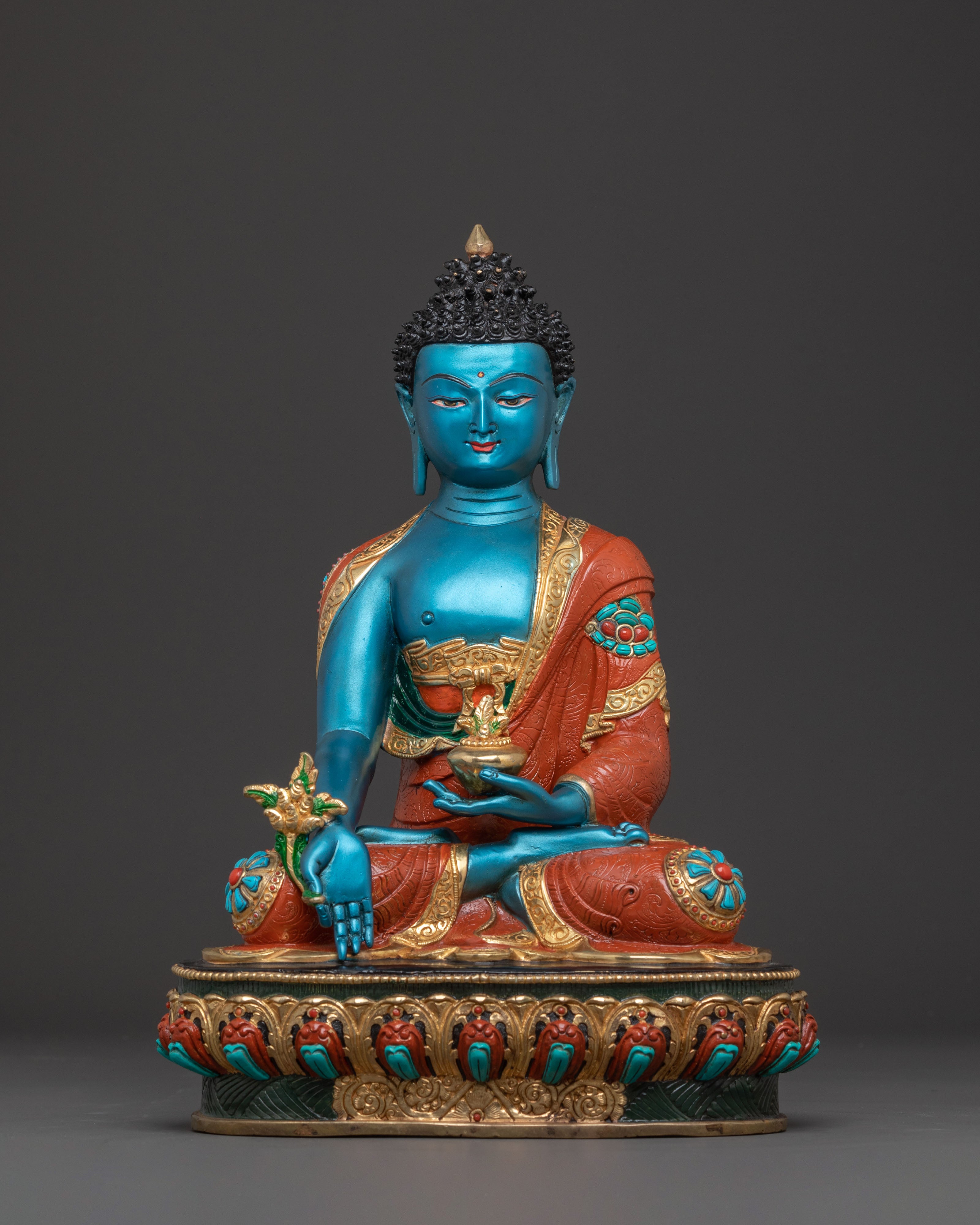 Medicine Buddha Handcrafted Sacred Statue