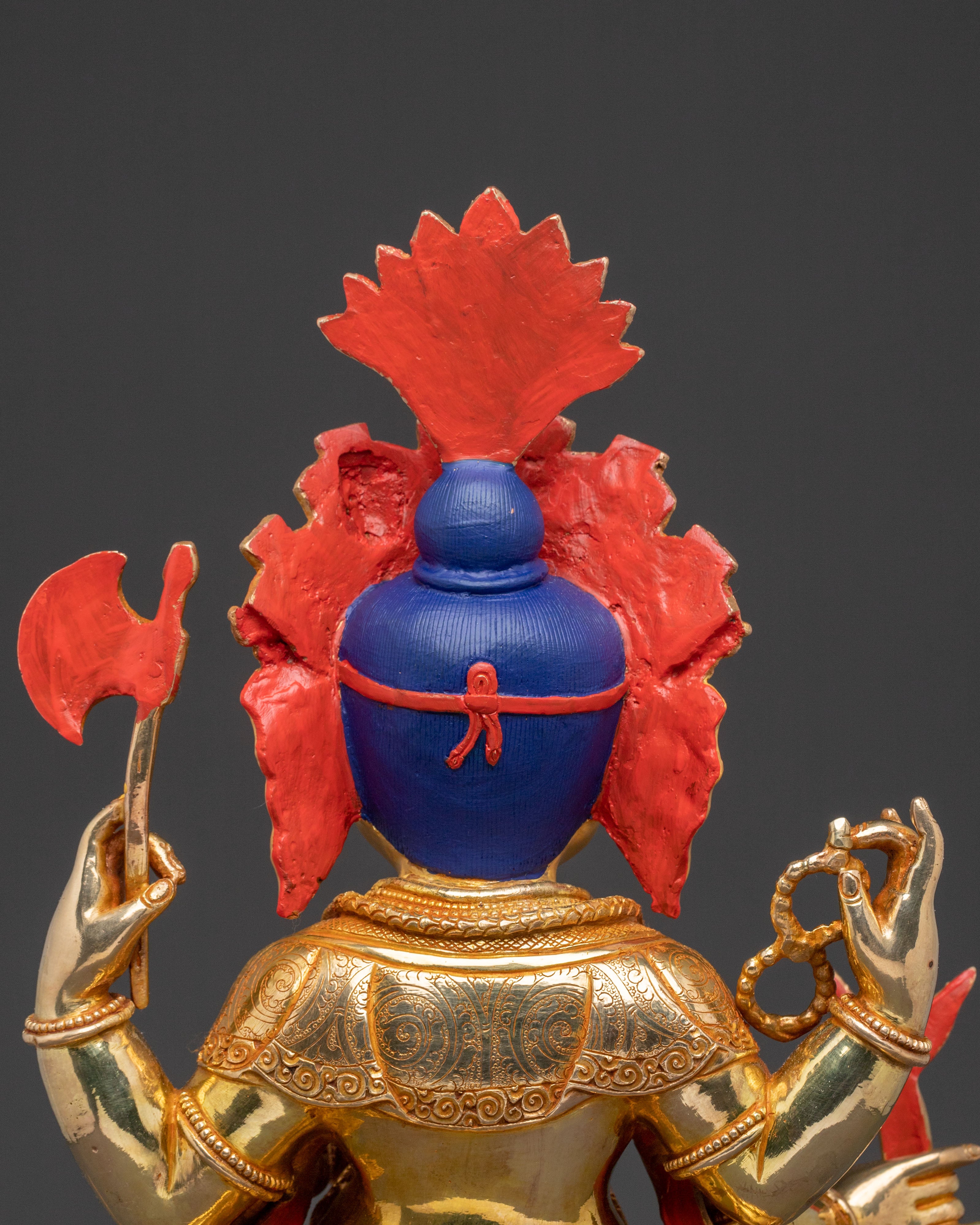 God Ganesh Traditional Golden Statue For