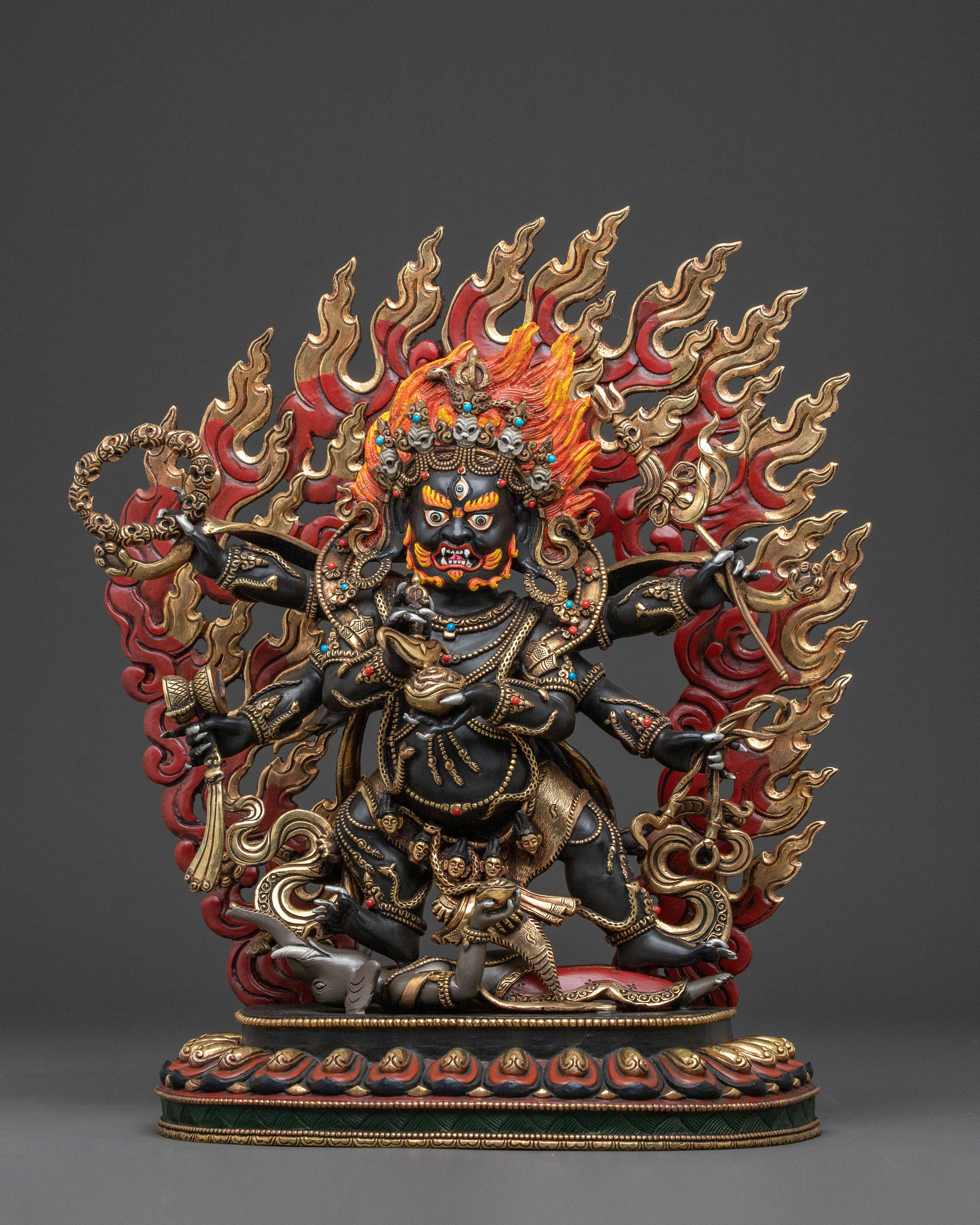 Six-Armed Mahakala Statue