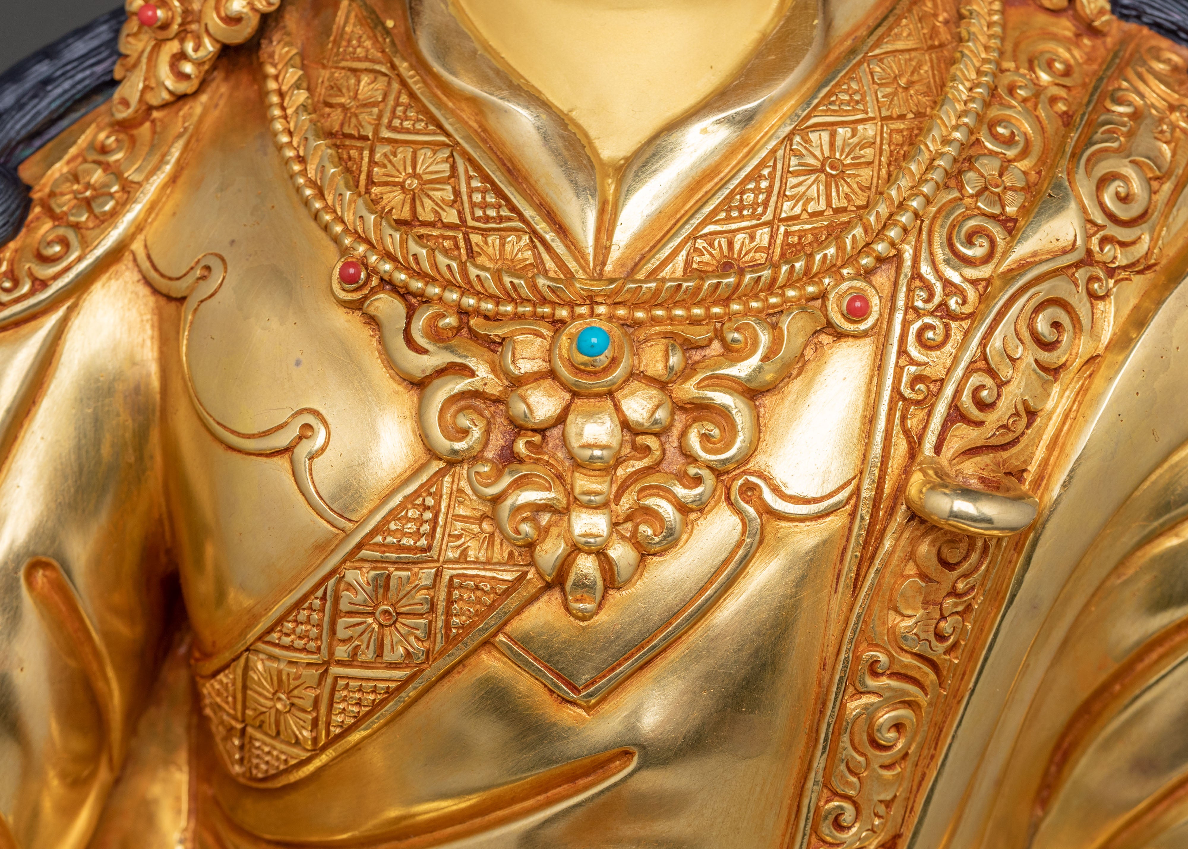 Guru Rinpoche Tibetan Sacred Statue | A Symbol of Divine Power