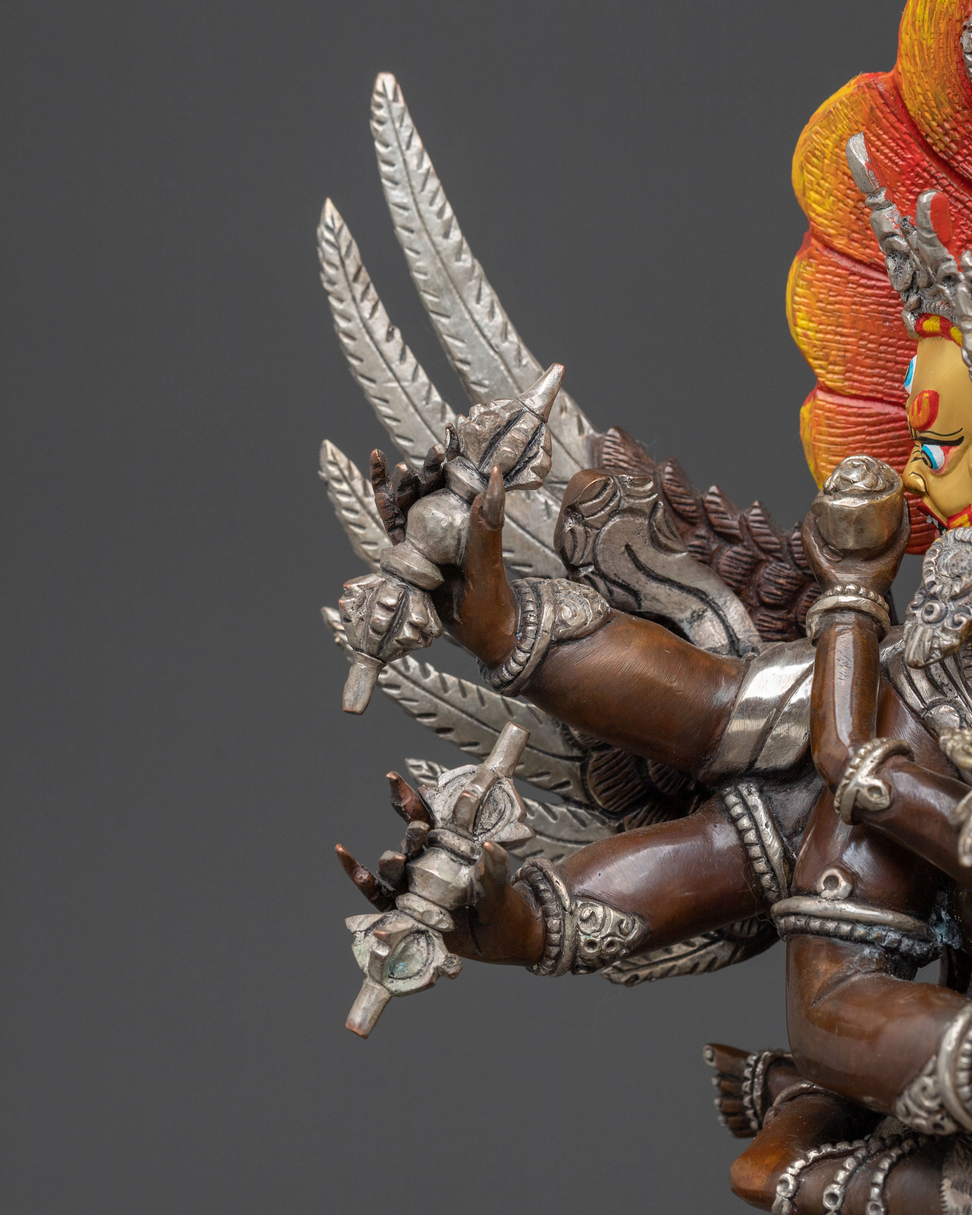 Vajrakilaya Meditational Statue | Sacred Altar Decor