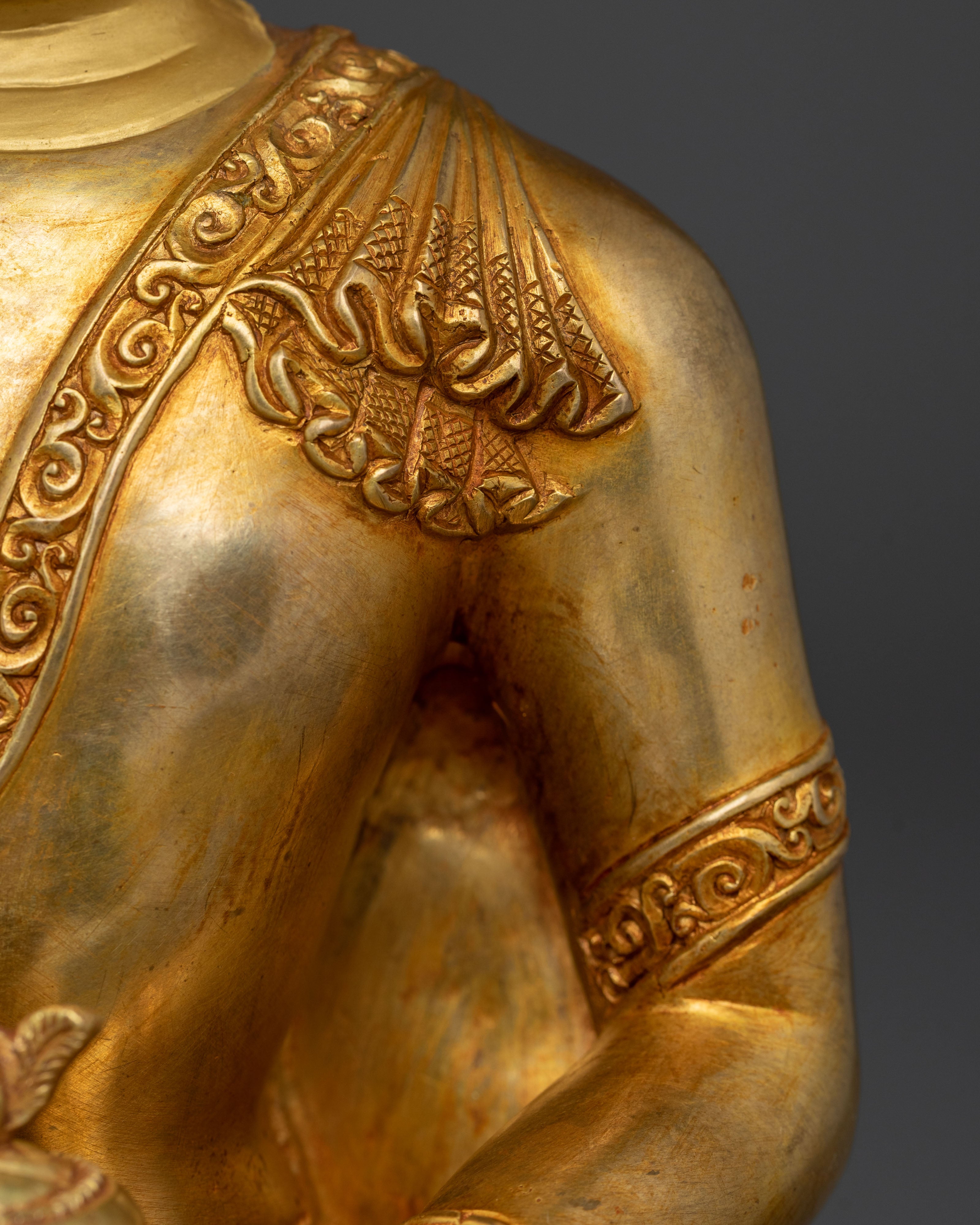 Bhaiṣajyaguru Handmade Statue | Buddha of Healing