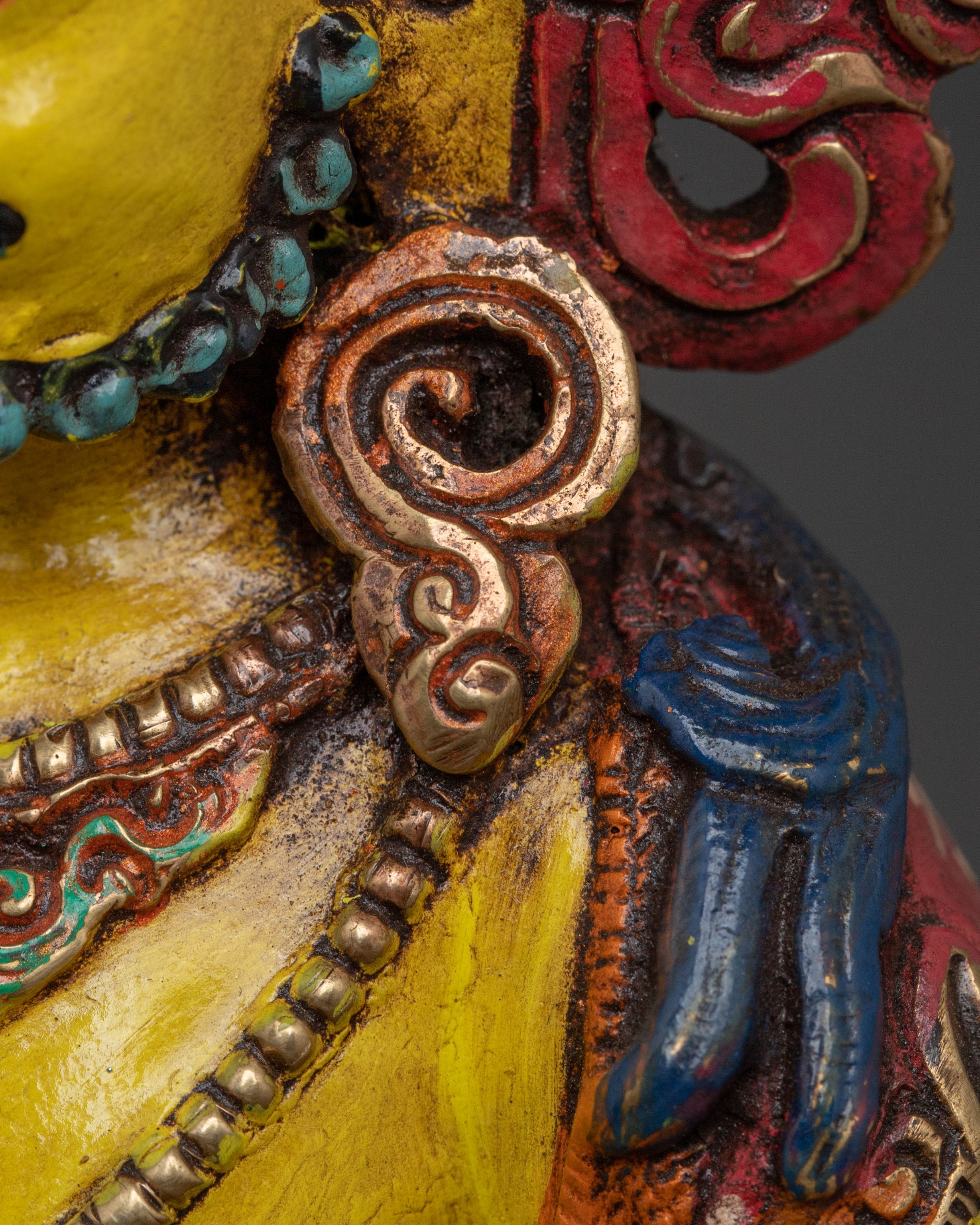Handcrafted Dzambhala Statue | Tibetan Wealth Deity