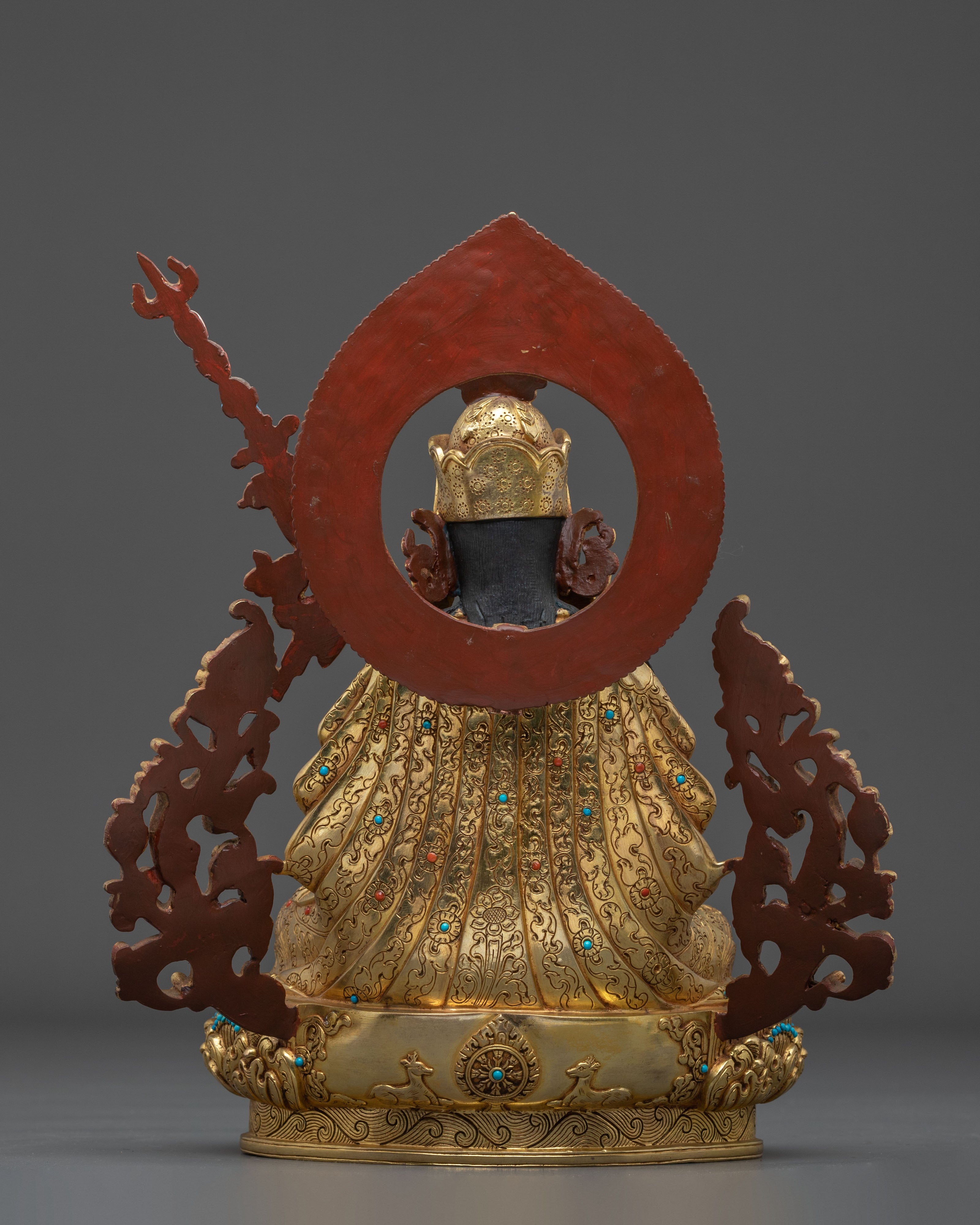 Tsokye Dorje Buddhist Statue | 24K Gold Gilded Copper Sculpture