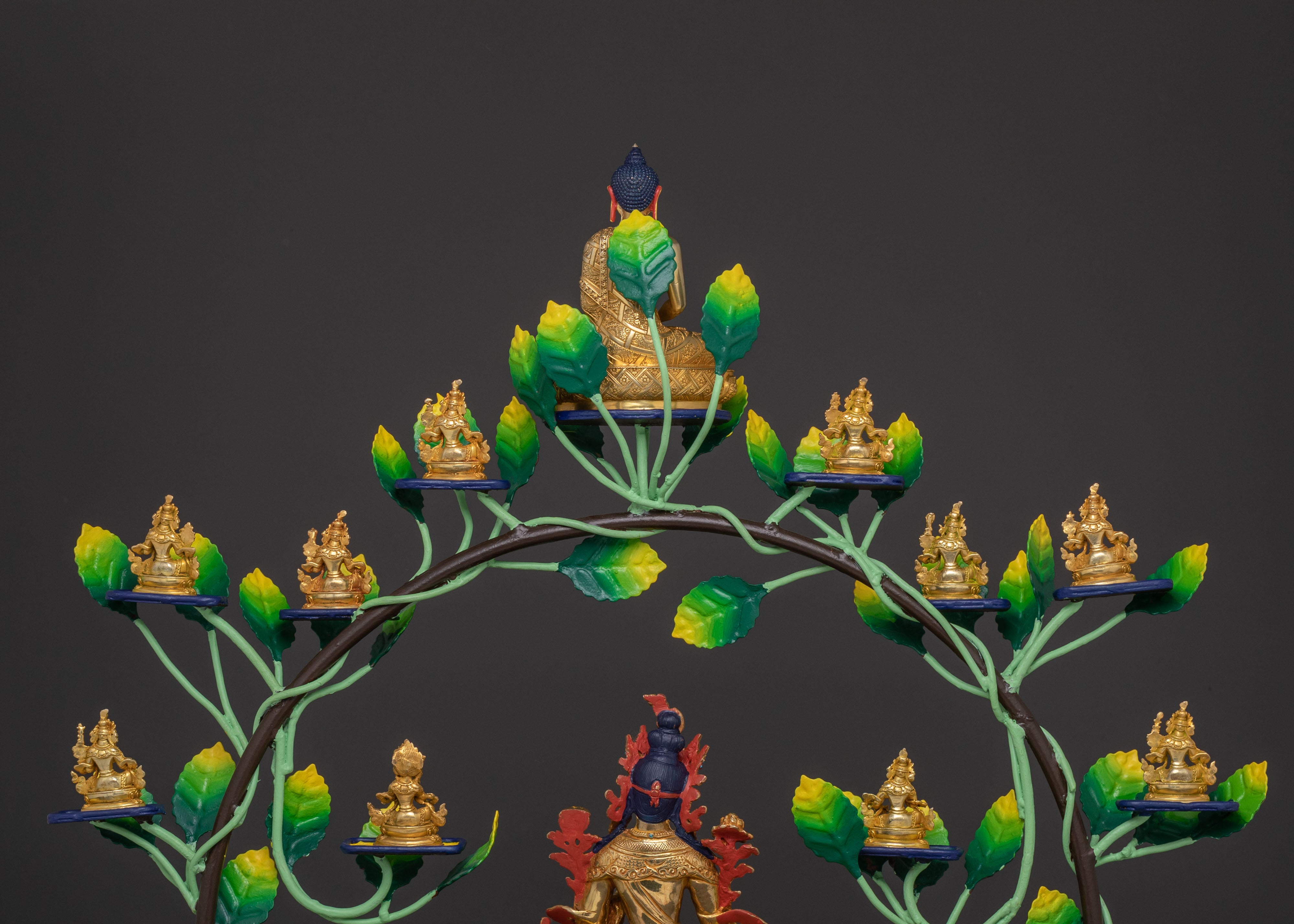 21 Tara Spiritual Statue Set | 24k Gold Gilded Figures