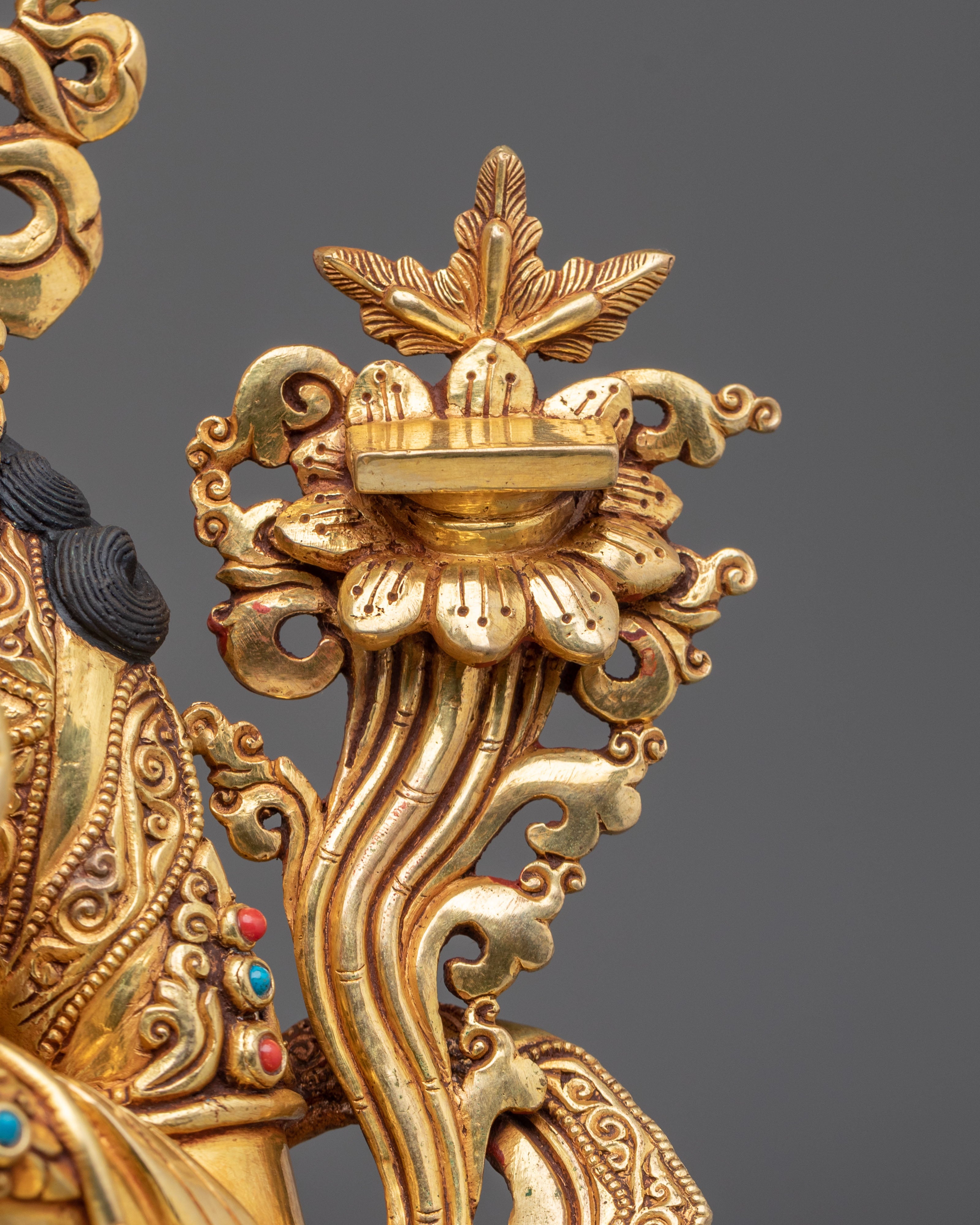 Manjushri Statue | Tibetan Bodhisattva Sacred Figurine
