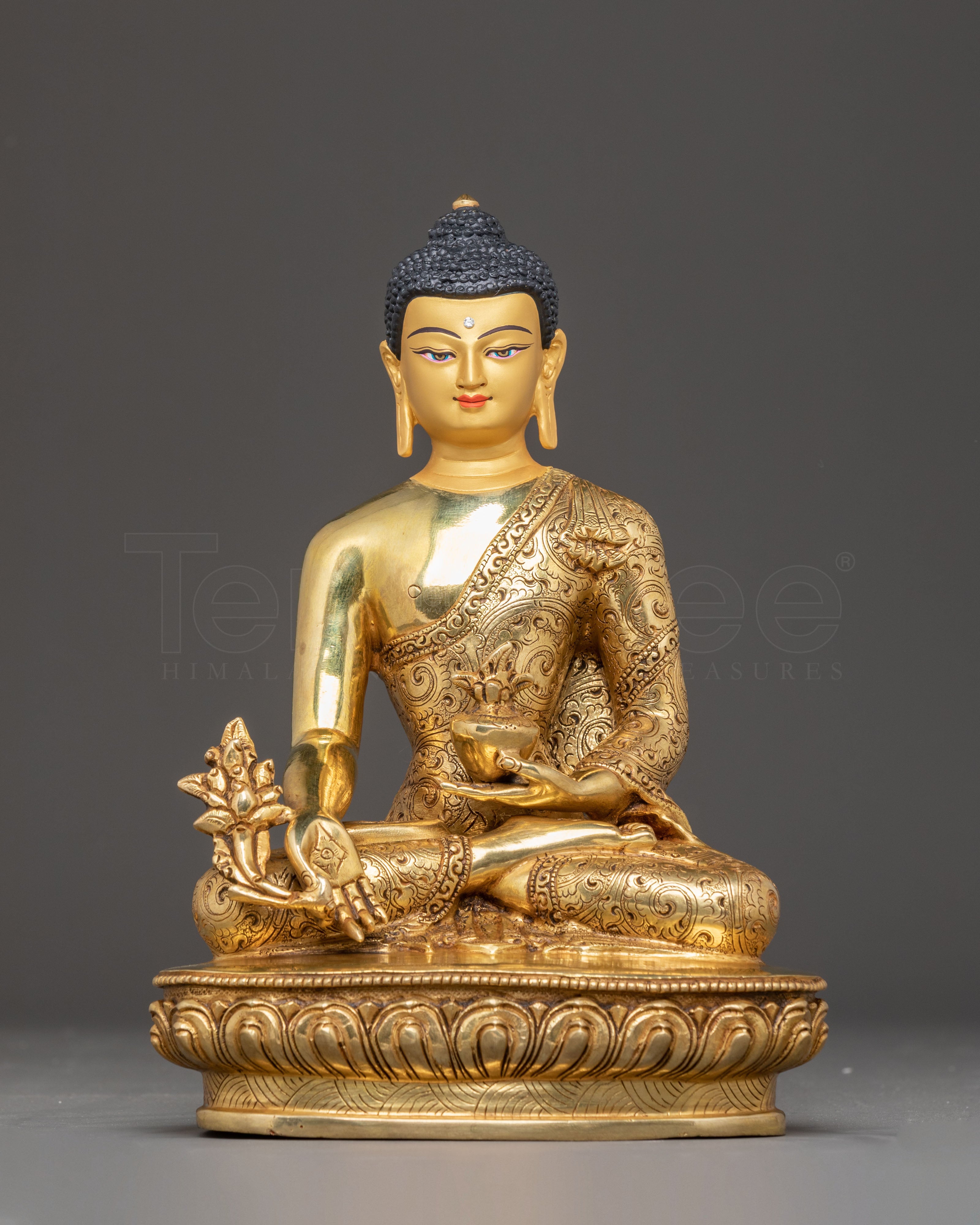 Serene Radiant Healing Buddha Statue