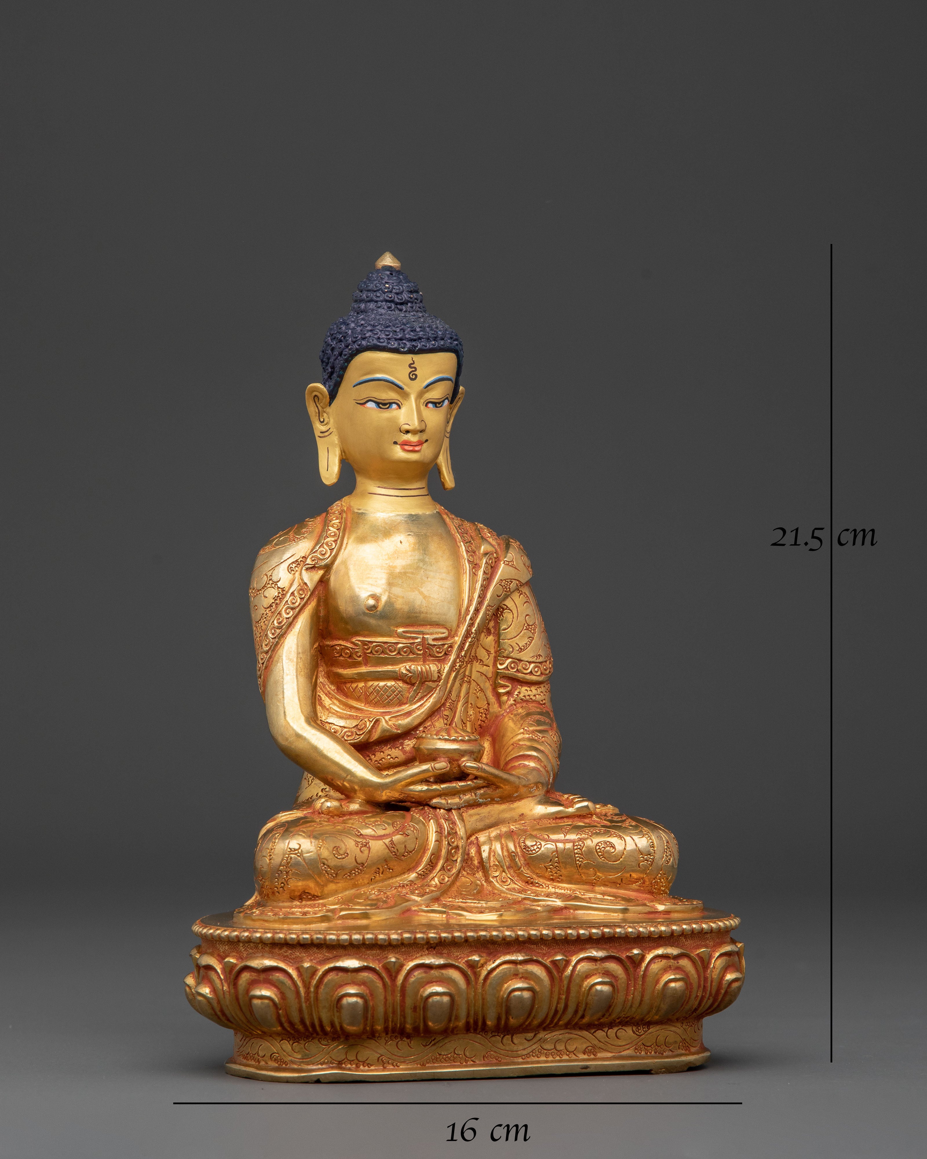 A Radiant Boundless Compassion Amitabha Buddha Statue