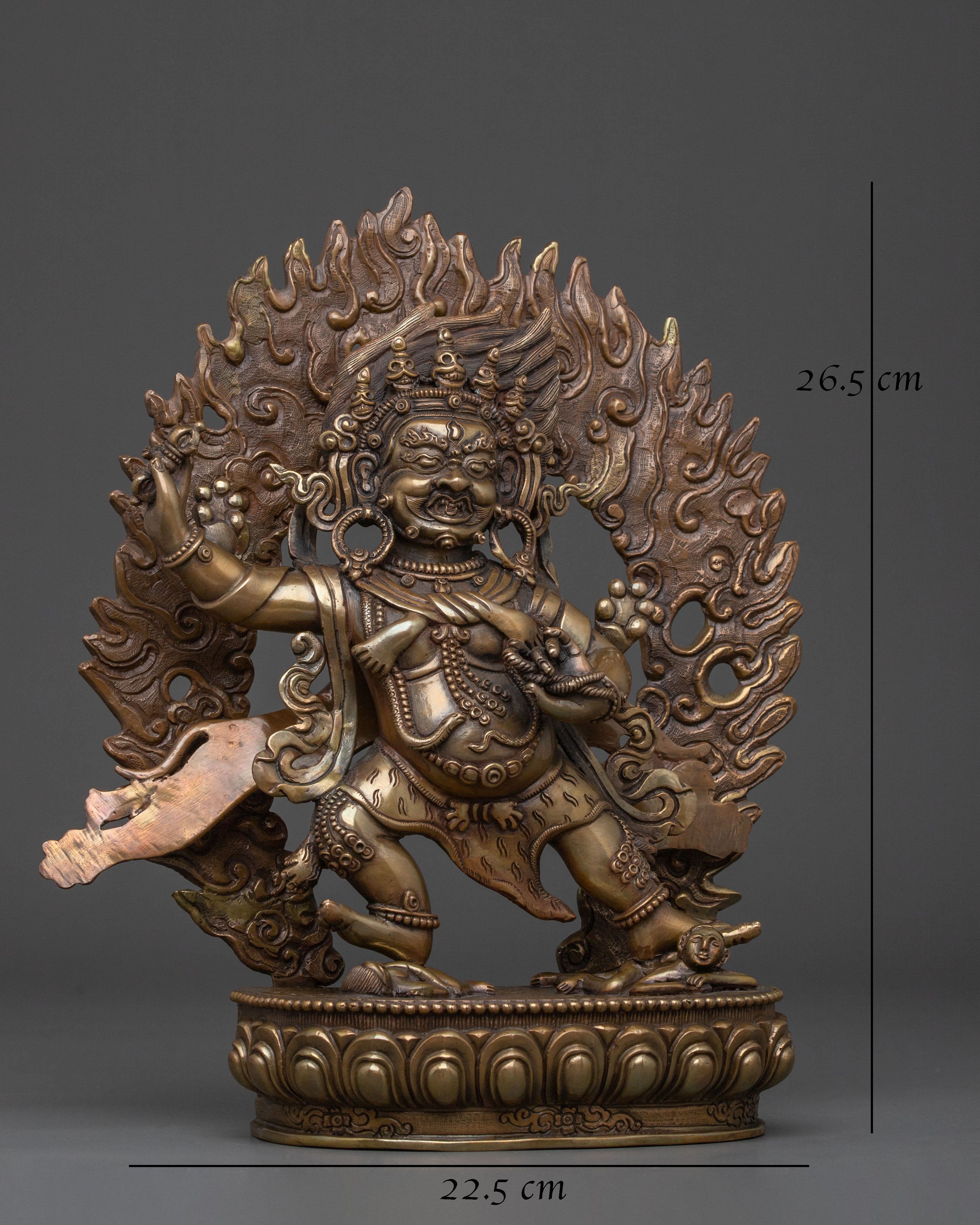 Vajrapani Antique Bronze Statue | Buddhist Protector Sculpture