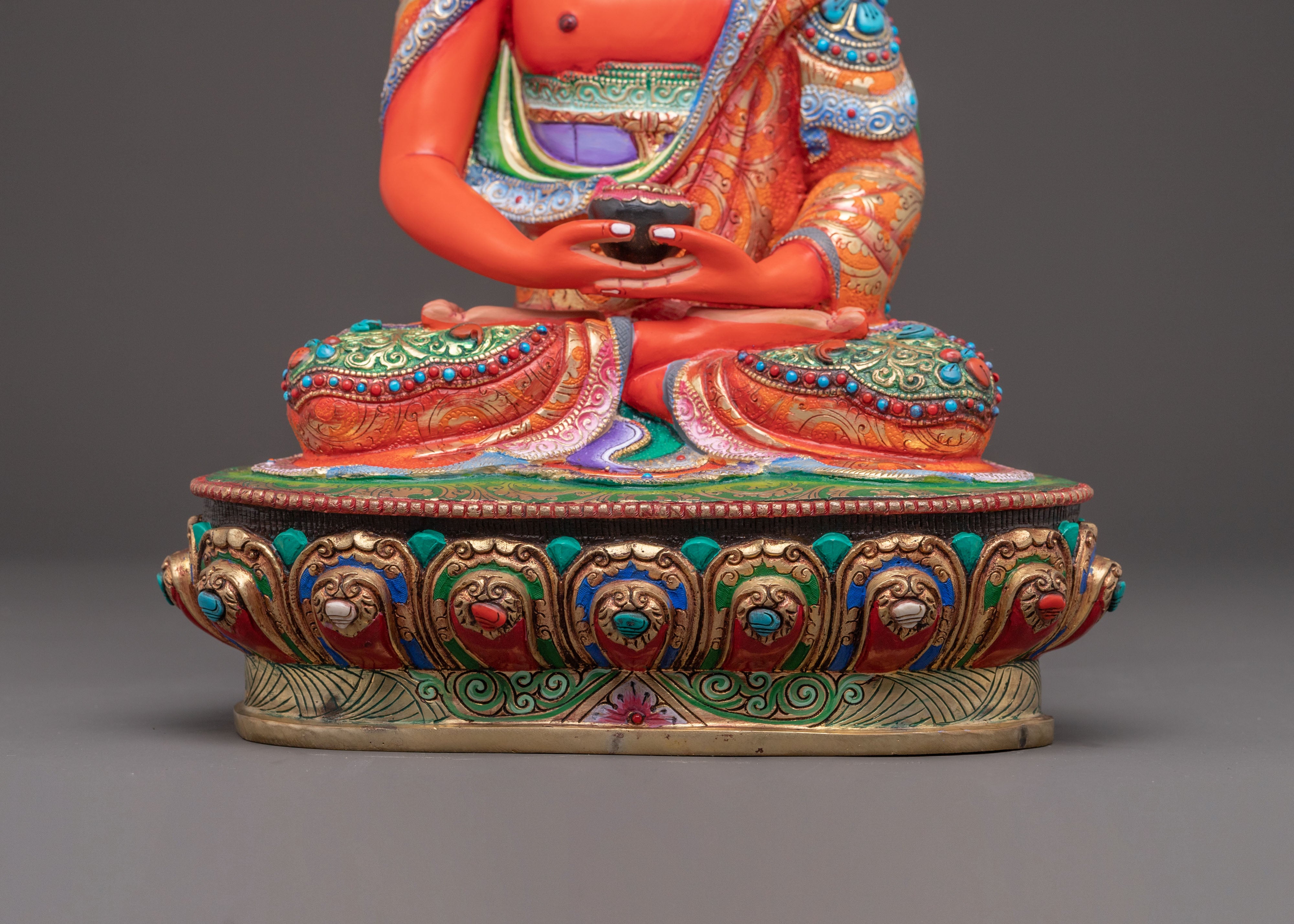 Handcrafted Amitabha Buddha Copper Statue