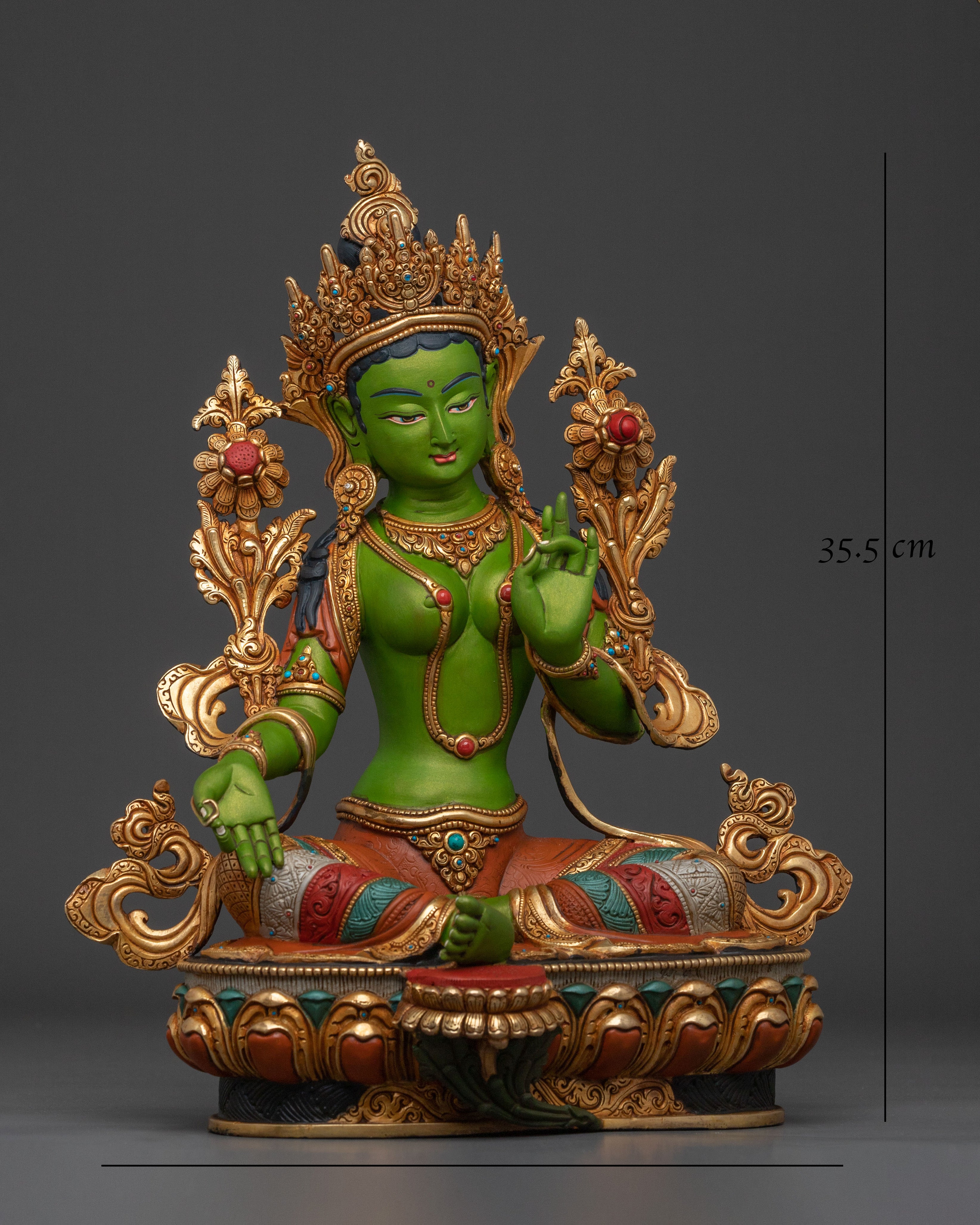 Green Tara Statue | Made in Nepal