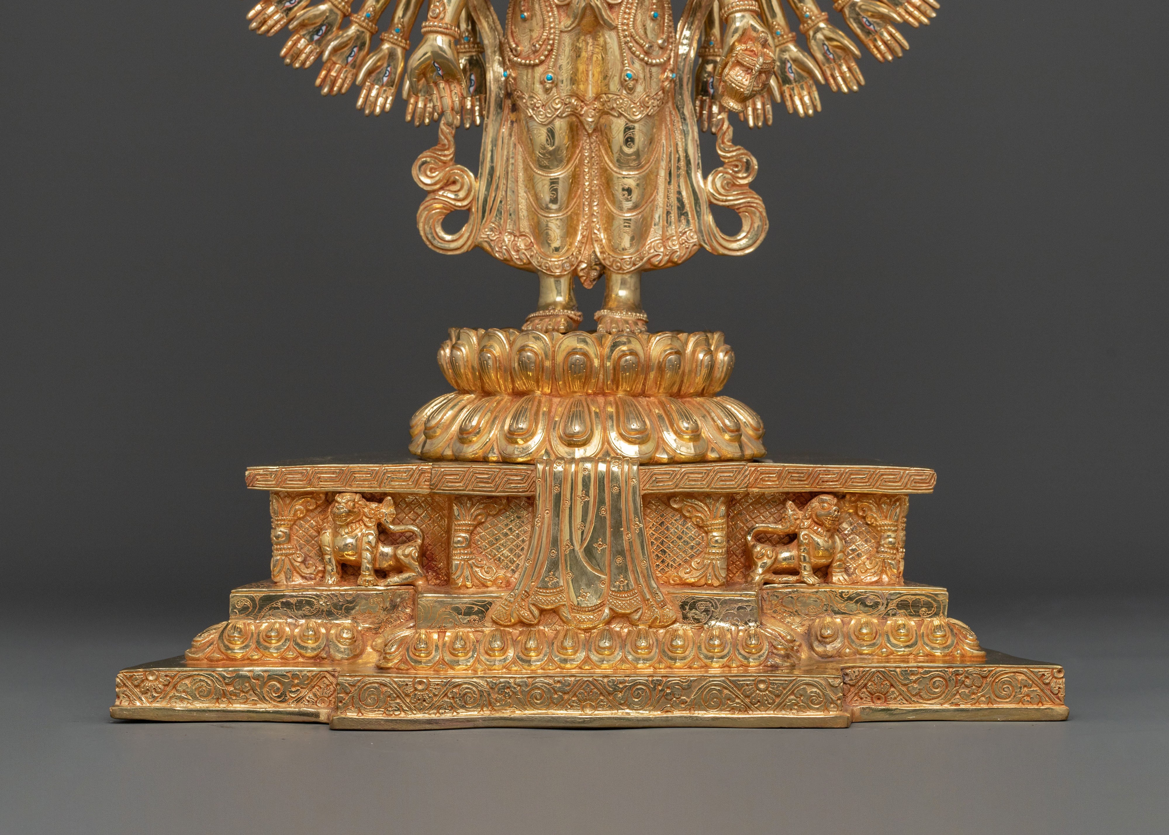 Thousand Armed Chenrezig Sacred Statue