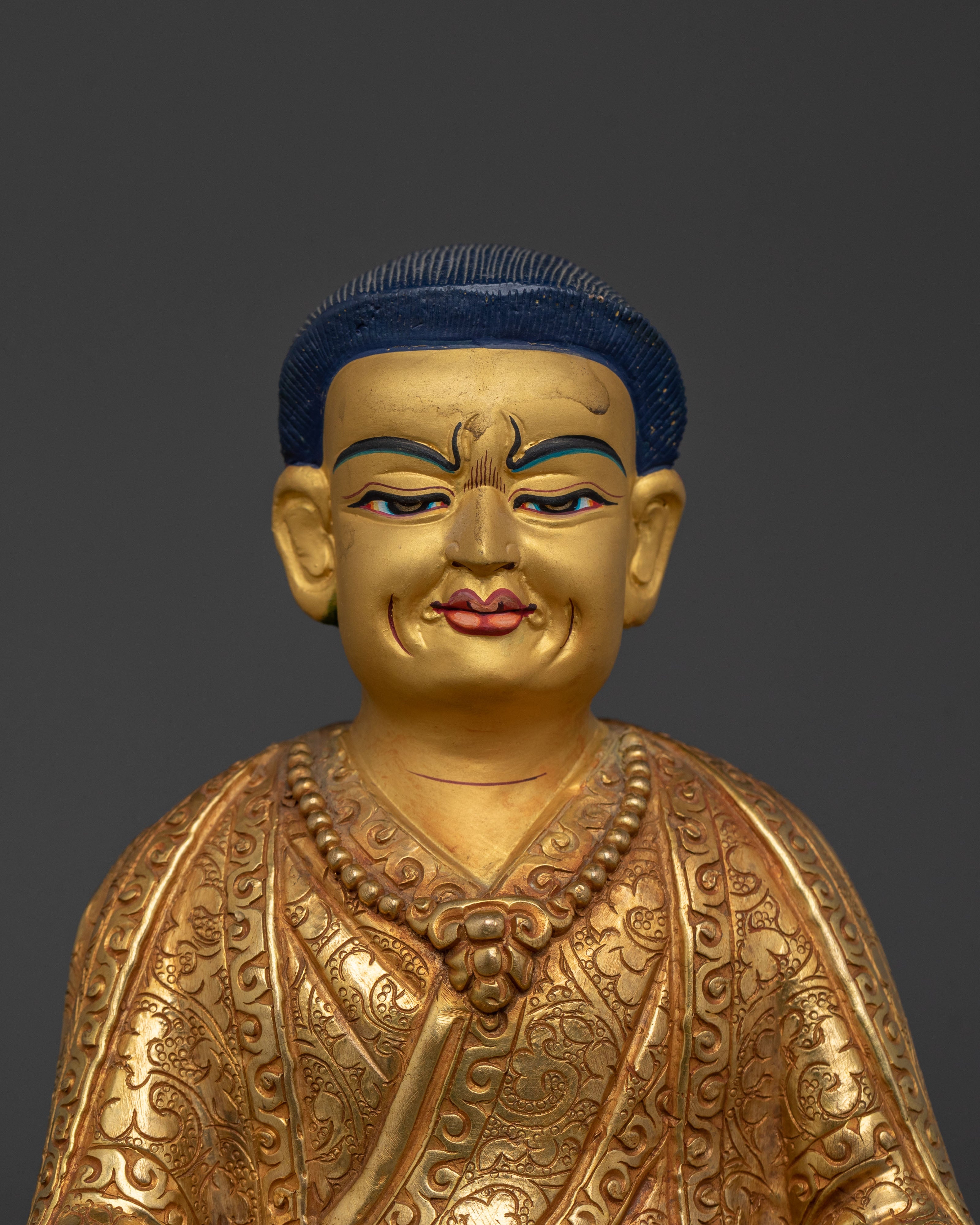 Himalayan Buddhist Master Set | Sacred Tibetan Guru Sculpture Collection