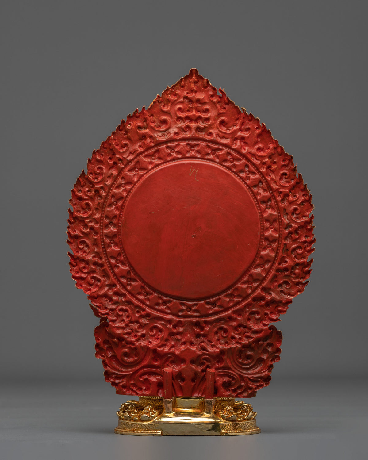Handmade Kurukulla Red Tara Sculpture | 24K Gold Gilded