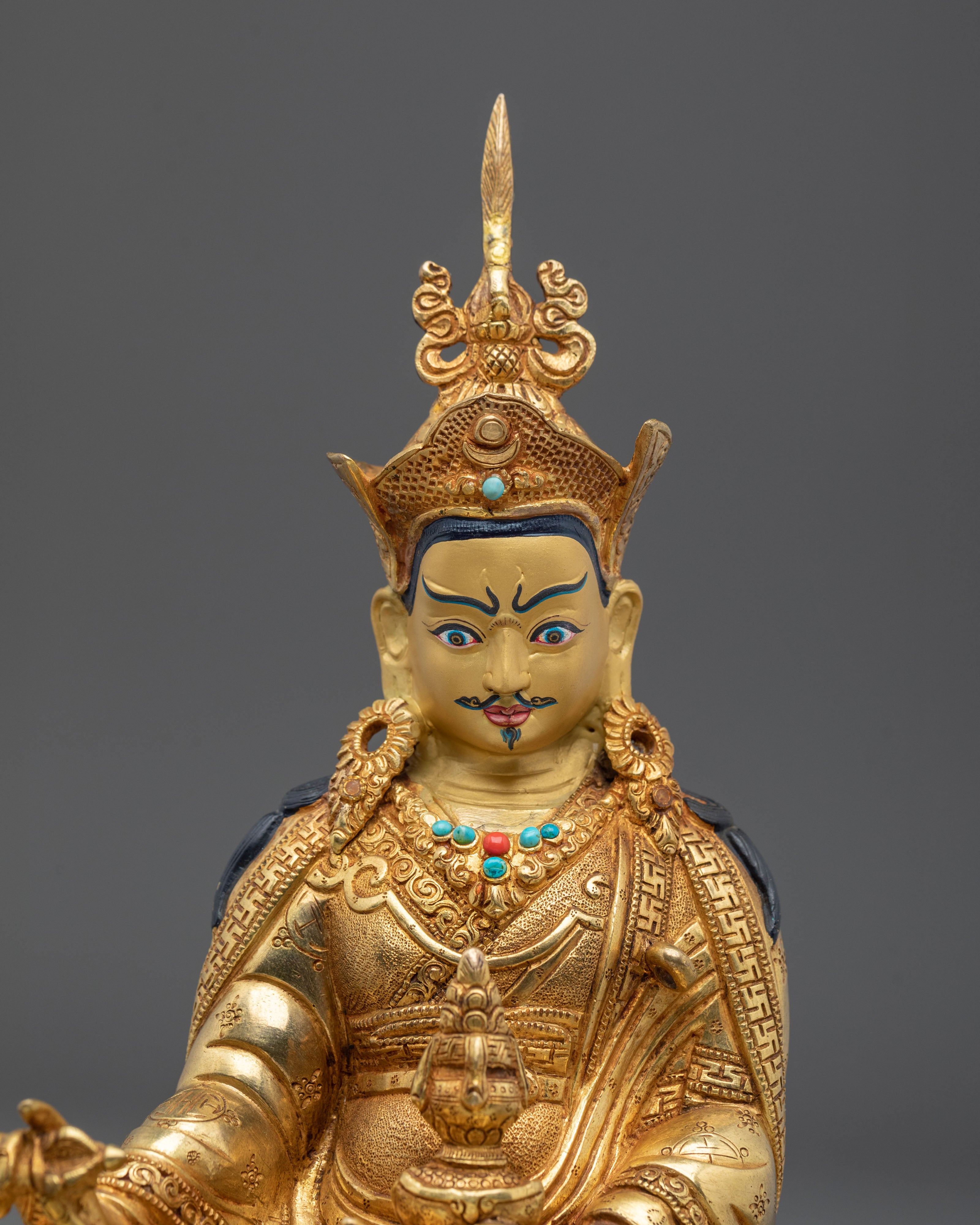 Himalayan Guru Rinpoche Spiritual Figurine