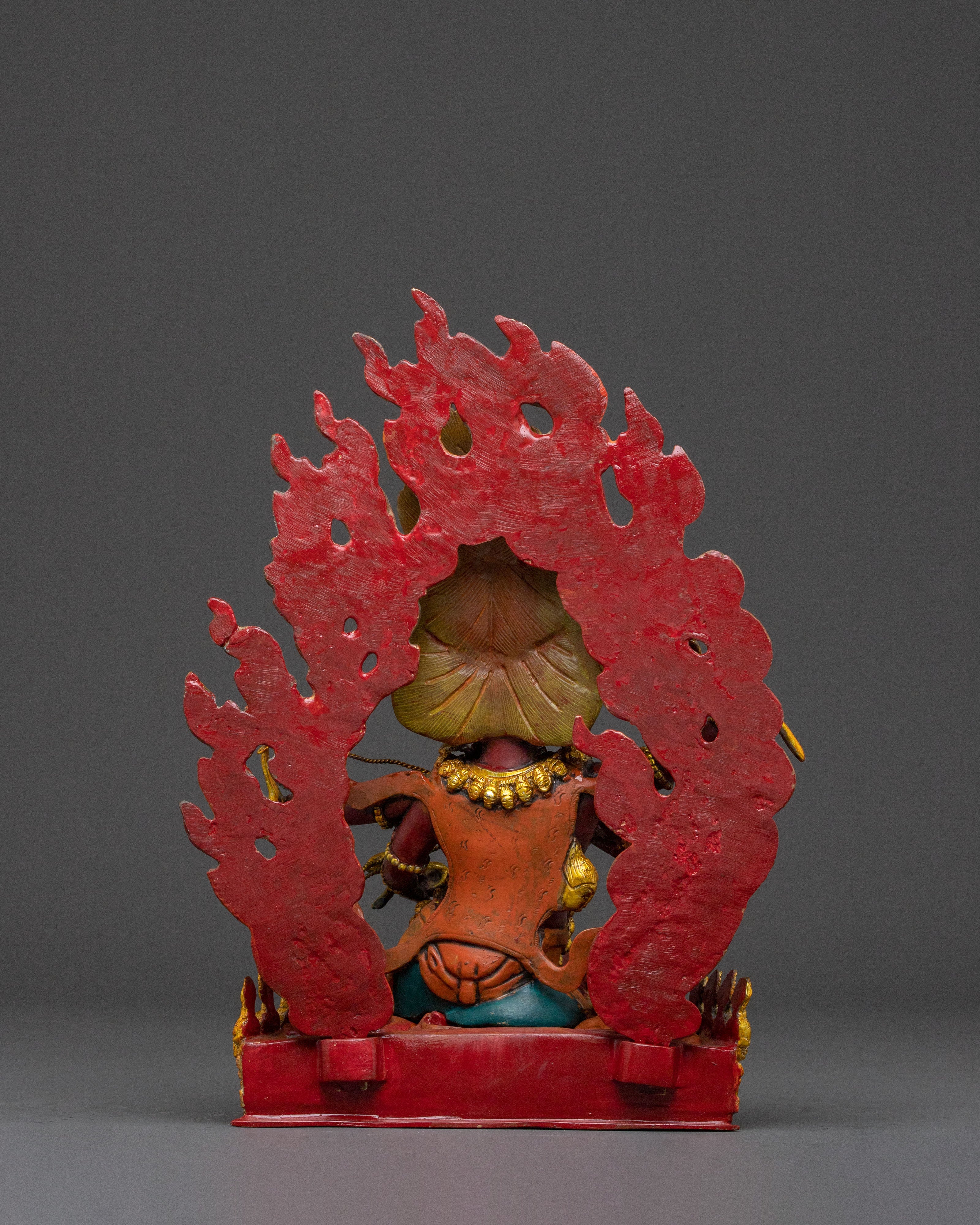 Rahula Wrathful Protector Statue | Handcrafted Devotion