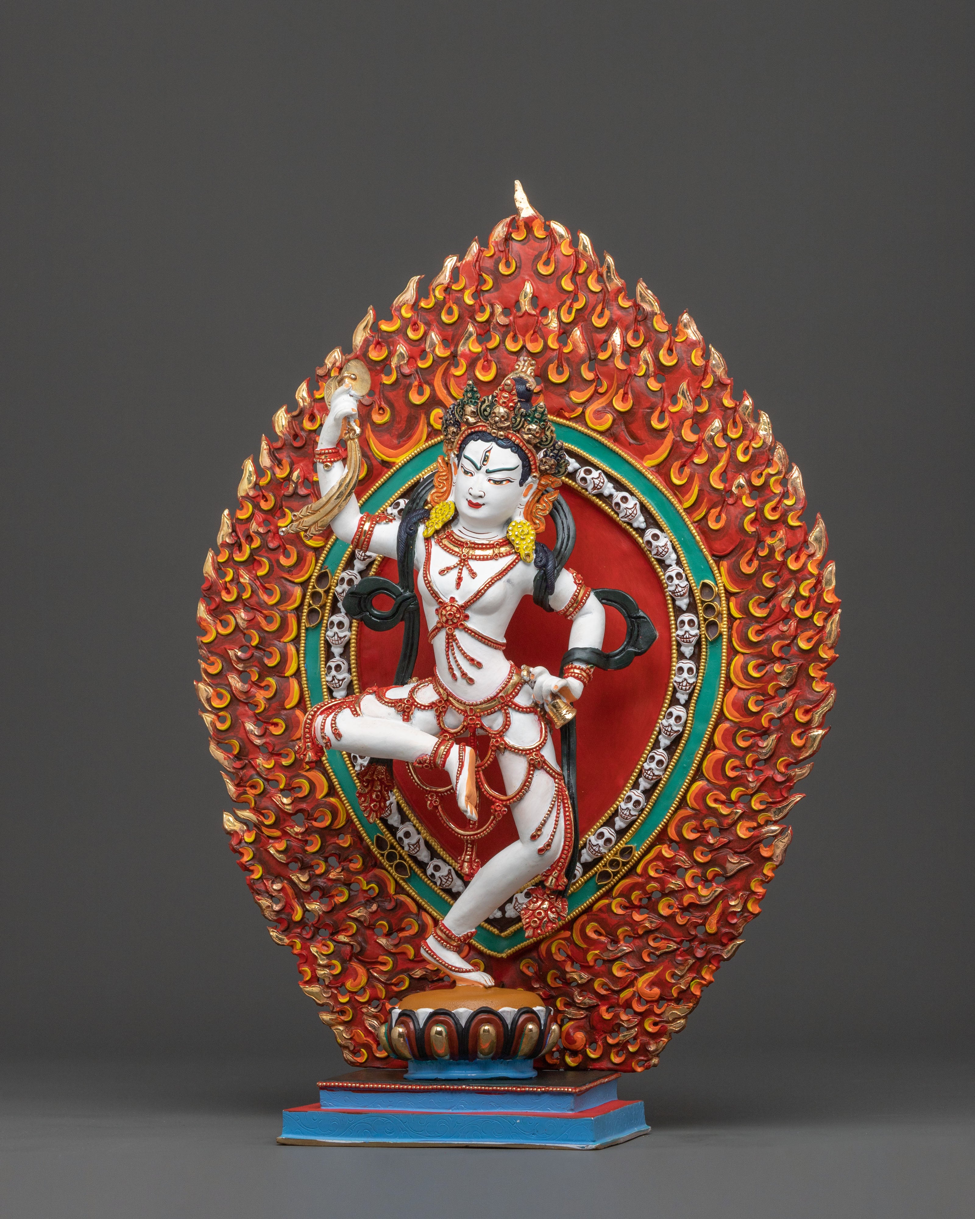 Divine Dakini Machig Labdron Sculpture | Buddhist Altar Statue