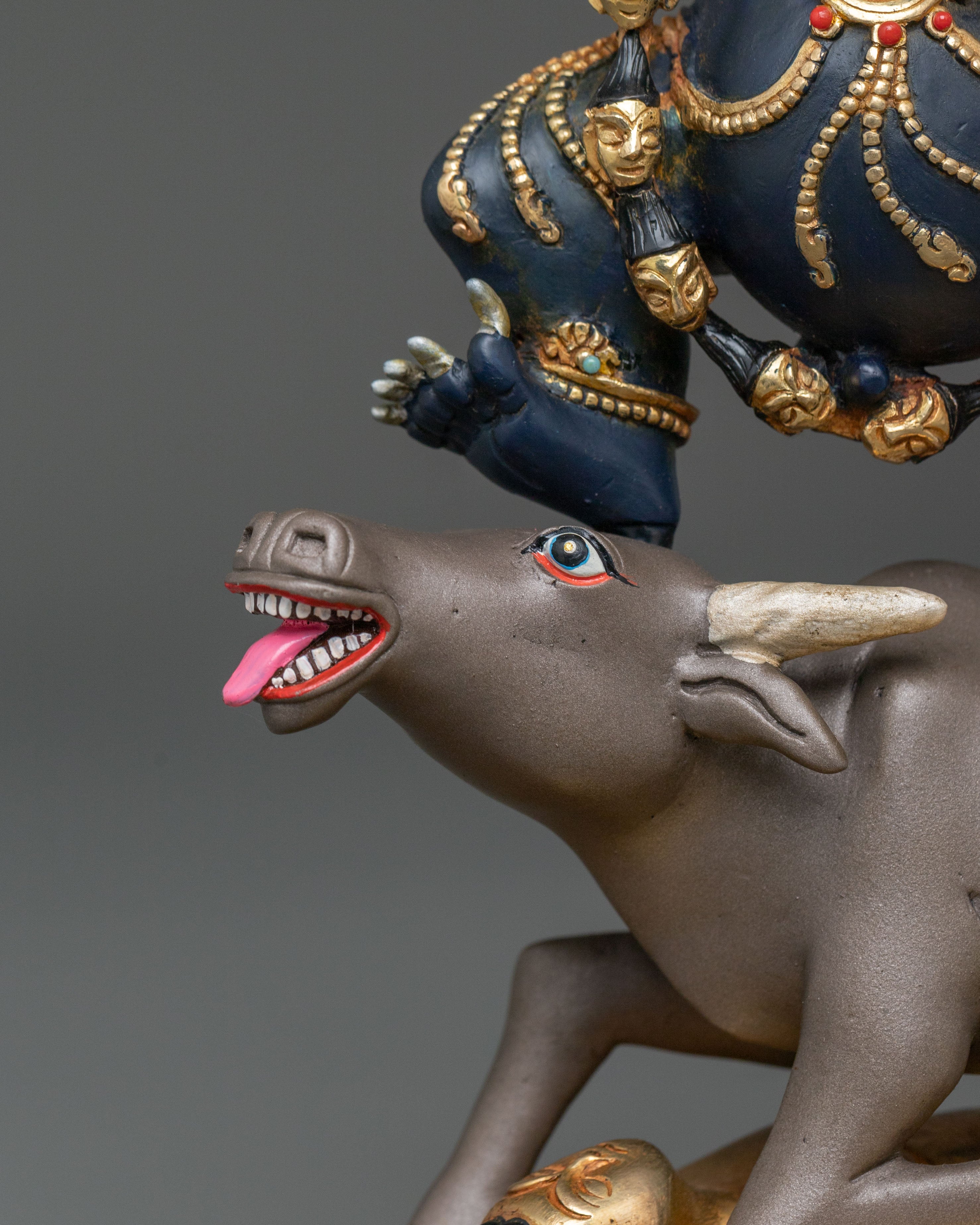 Handcrafted Yama Dharmaraj Figure | Fierce Deity