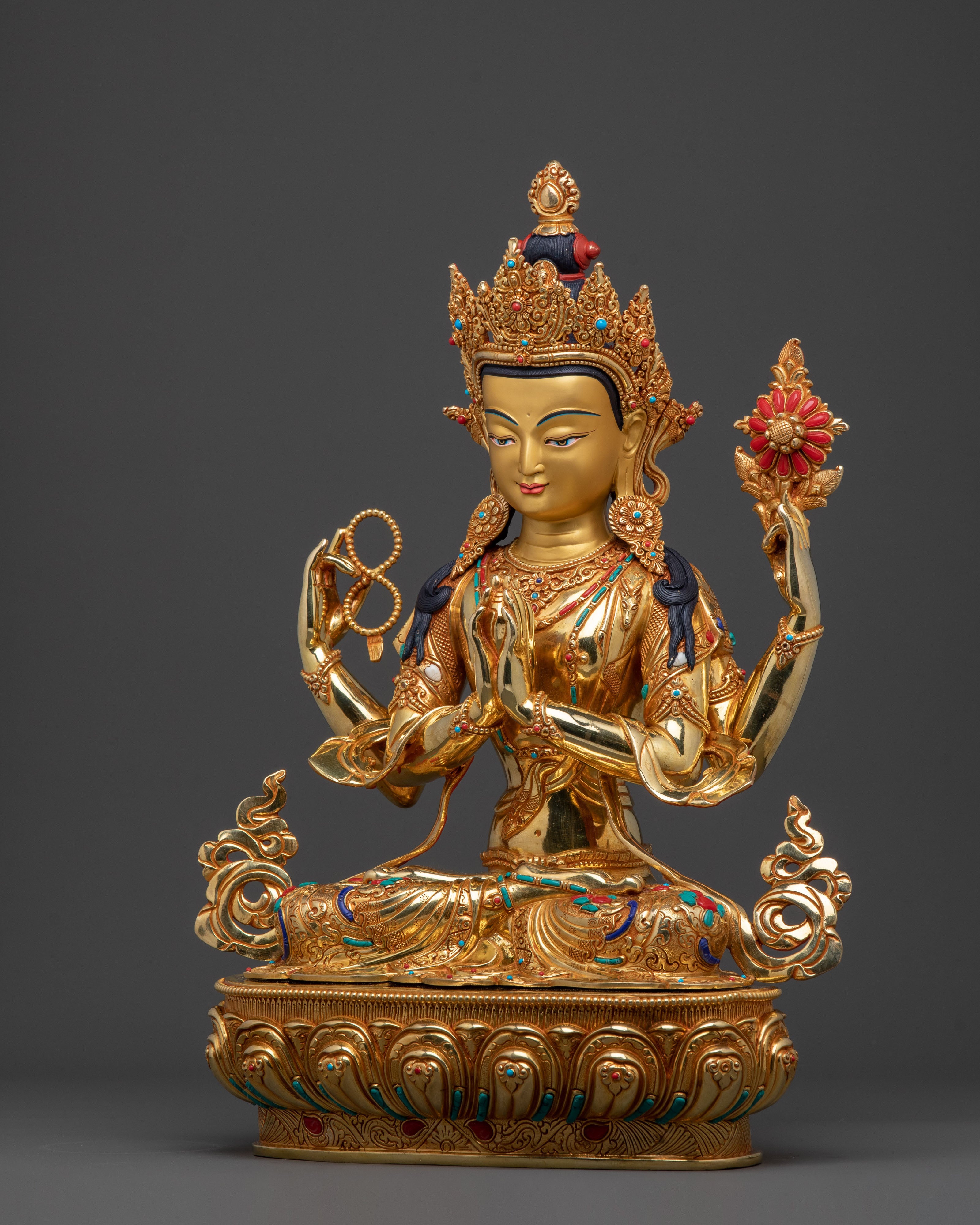 Patron Deity Chenrezig Statue | Symbol of Infinite Compassion
