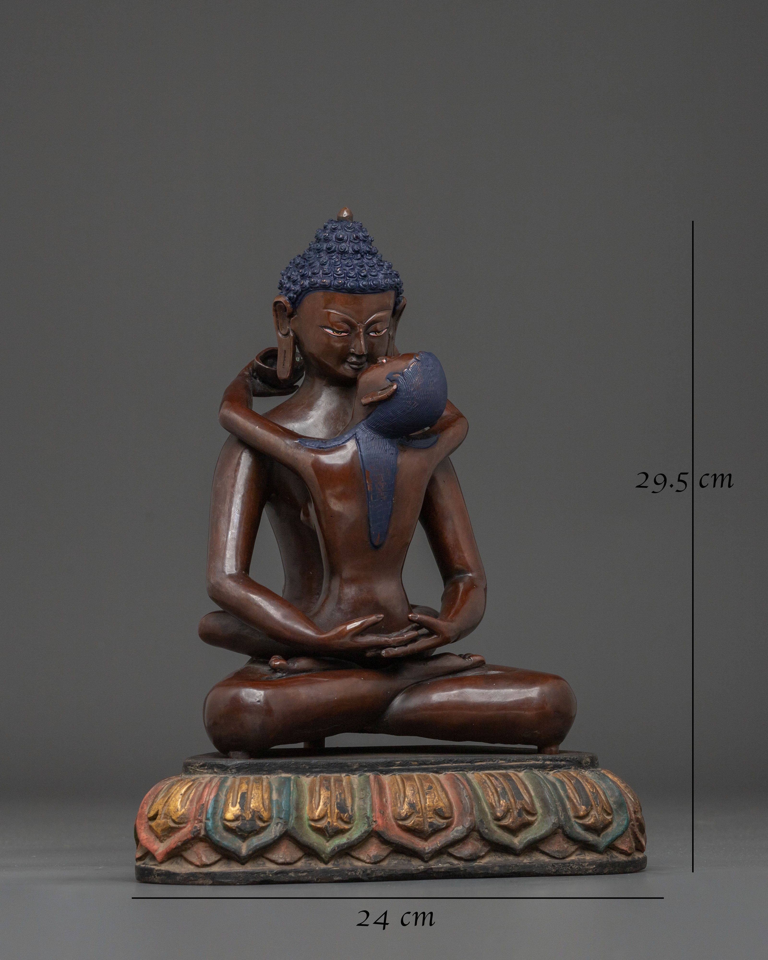 Samantabhadra Divine Figurine with Consort | Primordial Buddha