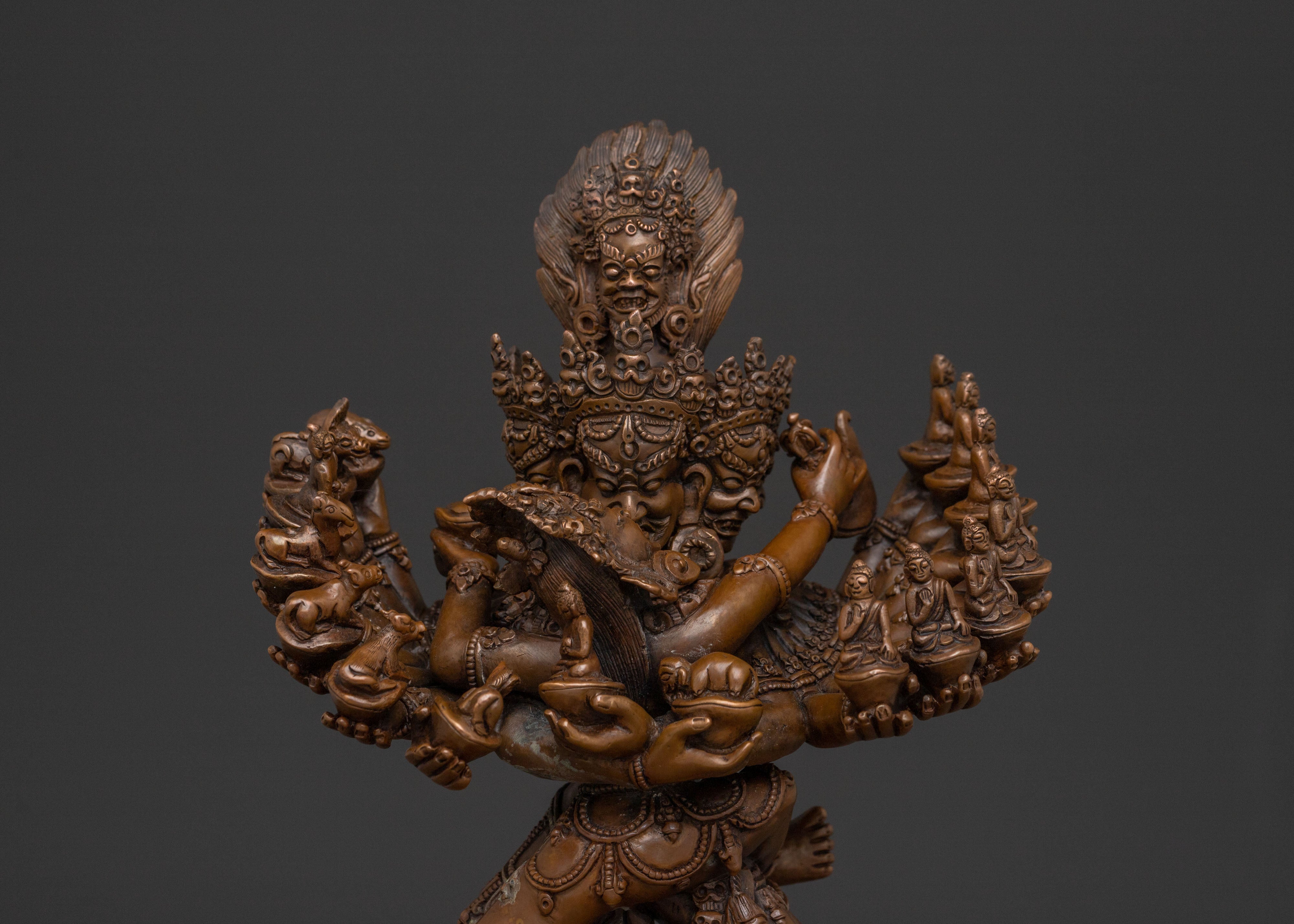 Hevajra Tantric Deity Statue | Fierce Protector of Vajrayana Wisdom