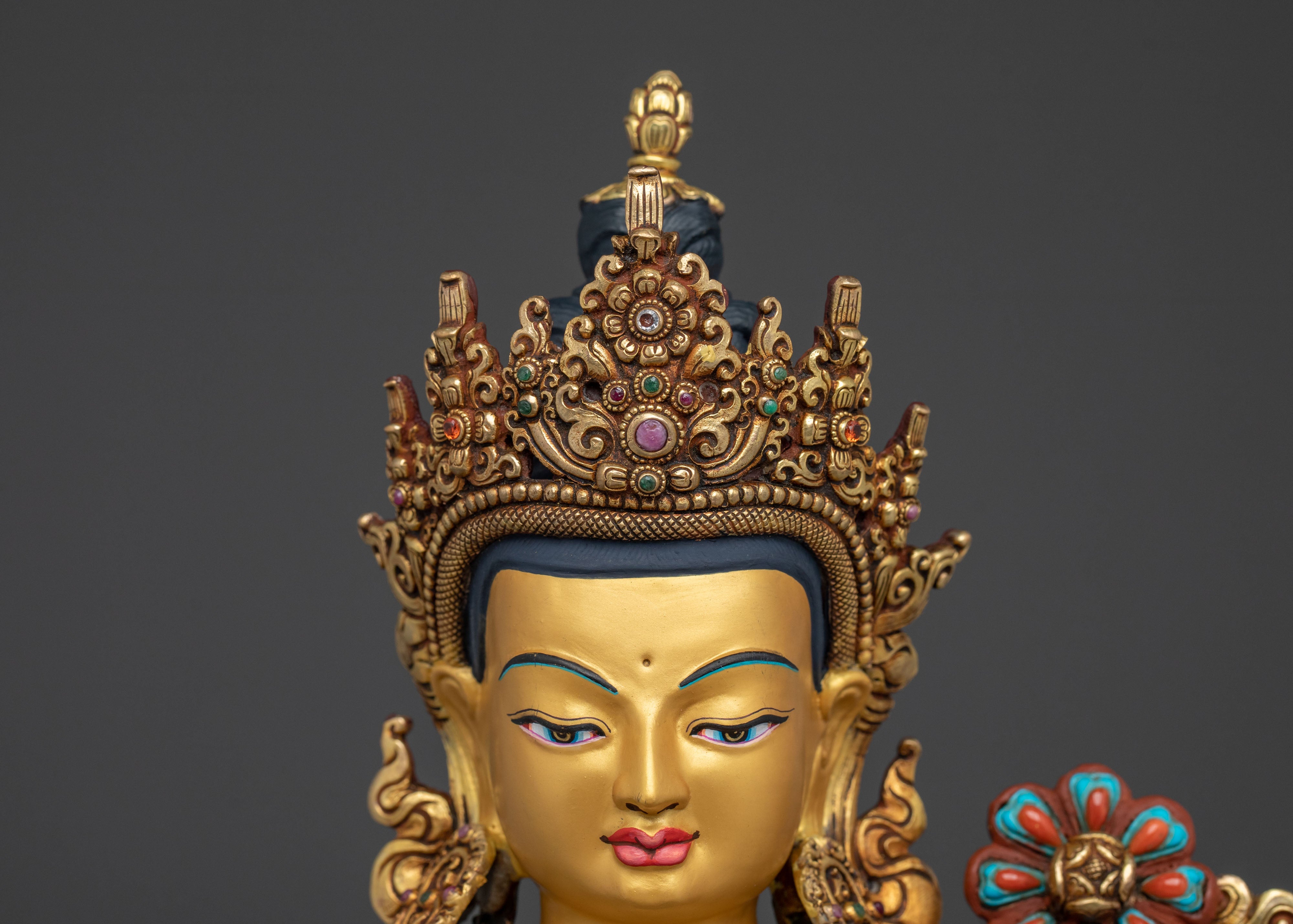 Traditional Padmapani Handmade Statue | Home Decor
