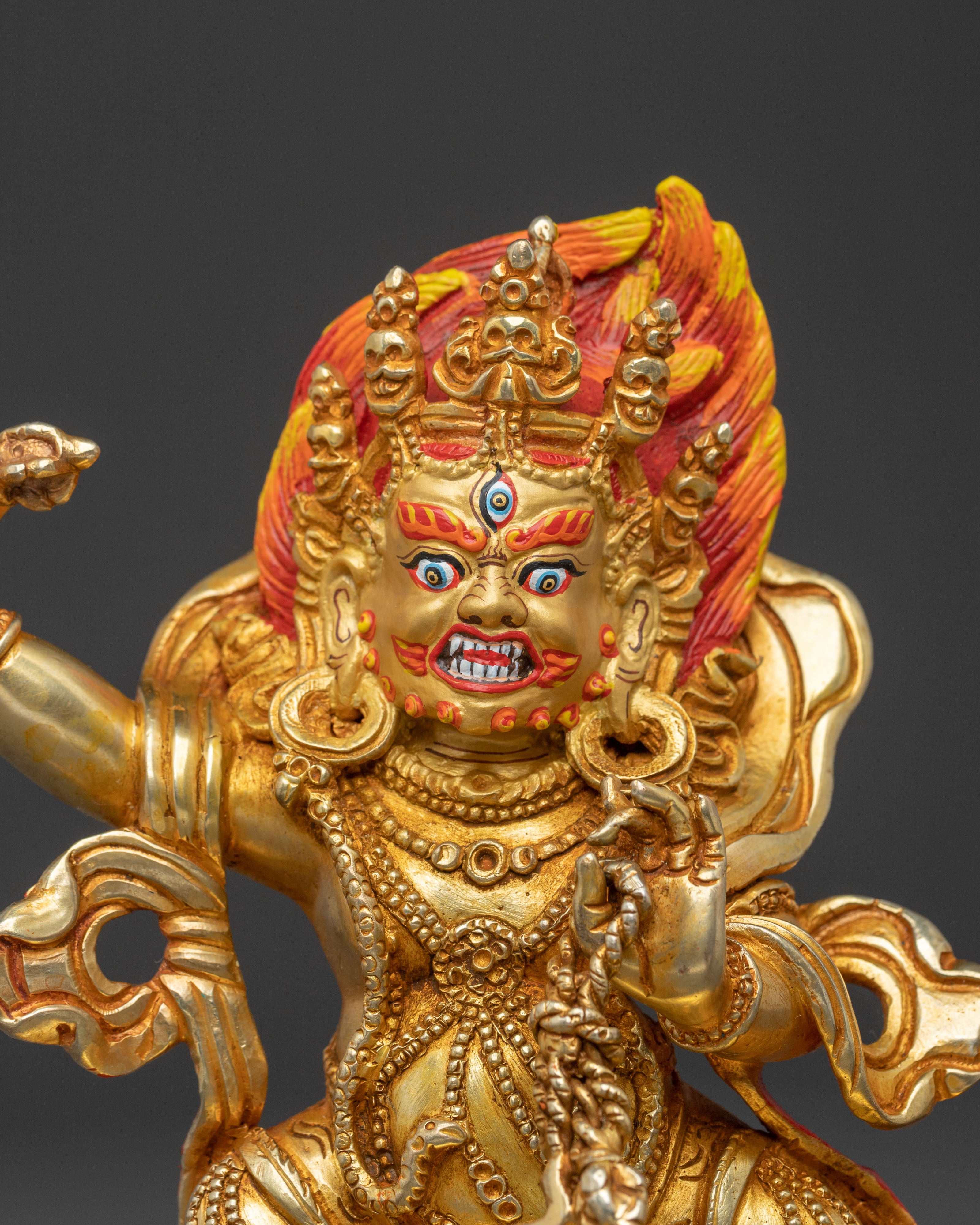 Wrathful Protector Vajrapani Statue | Made in Nepal