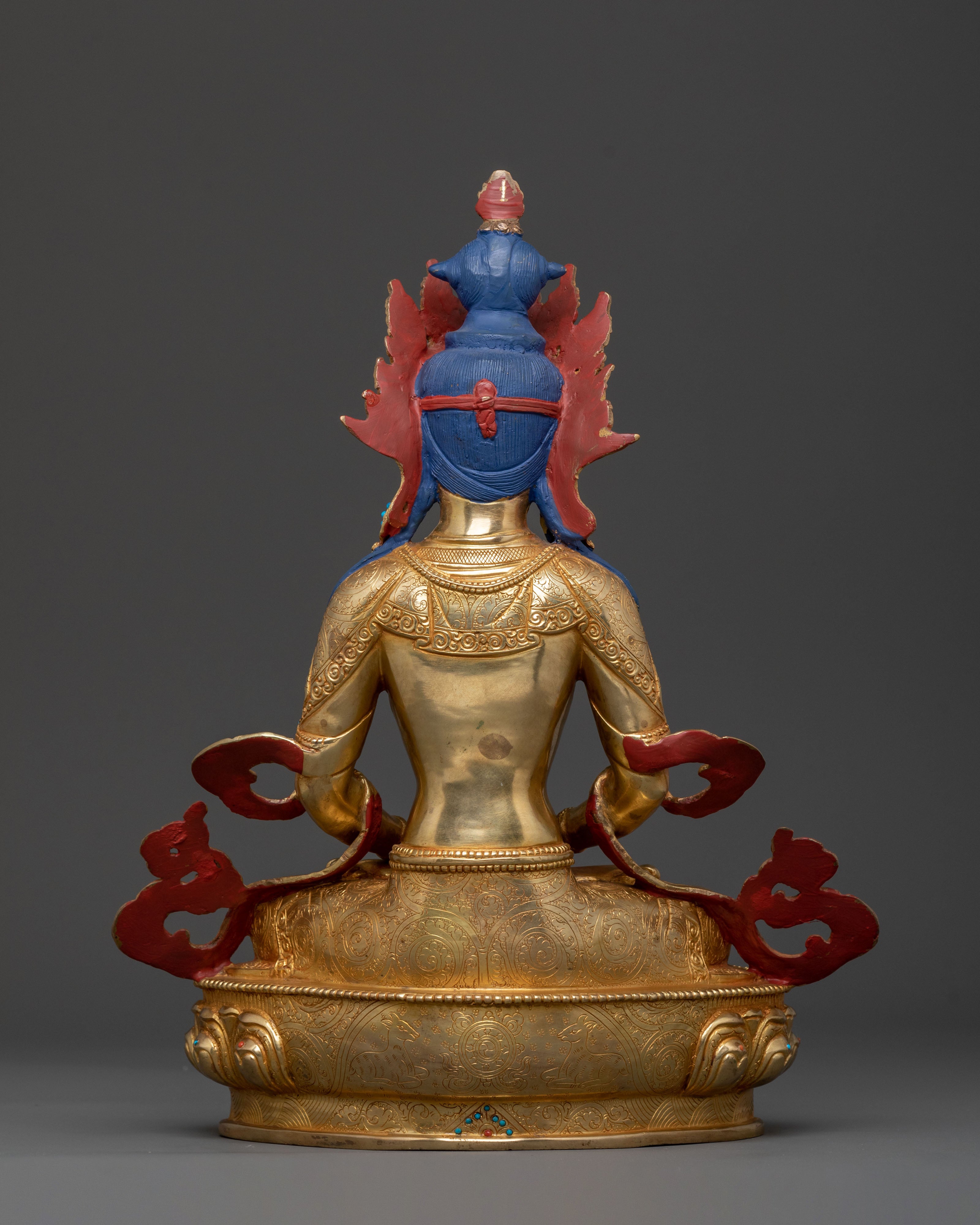 Amitayus Immortal Wisdom Statue | Spiritual Altar Decor