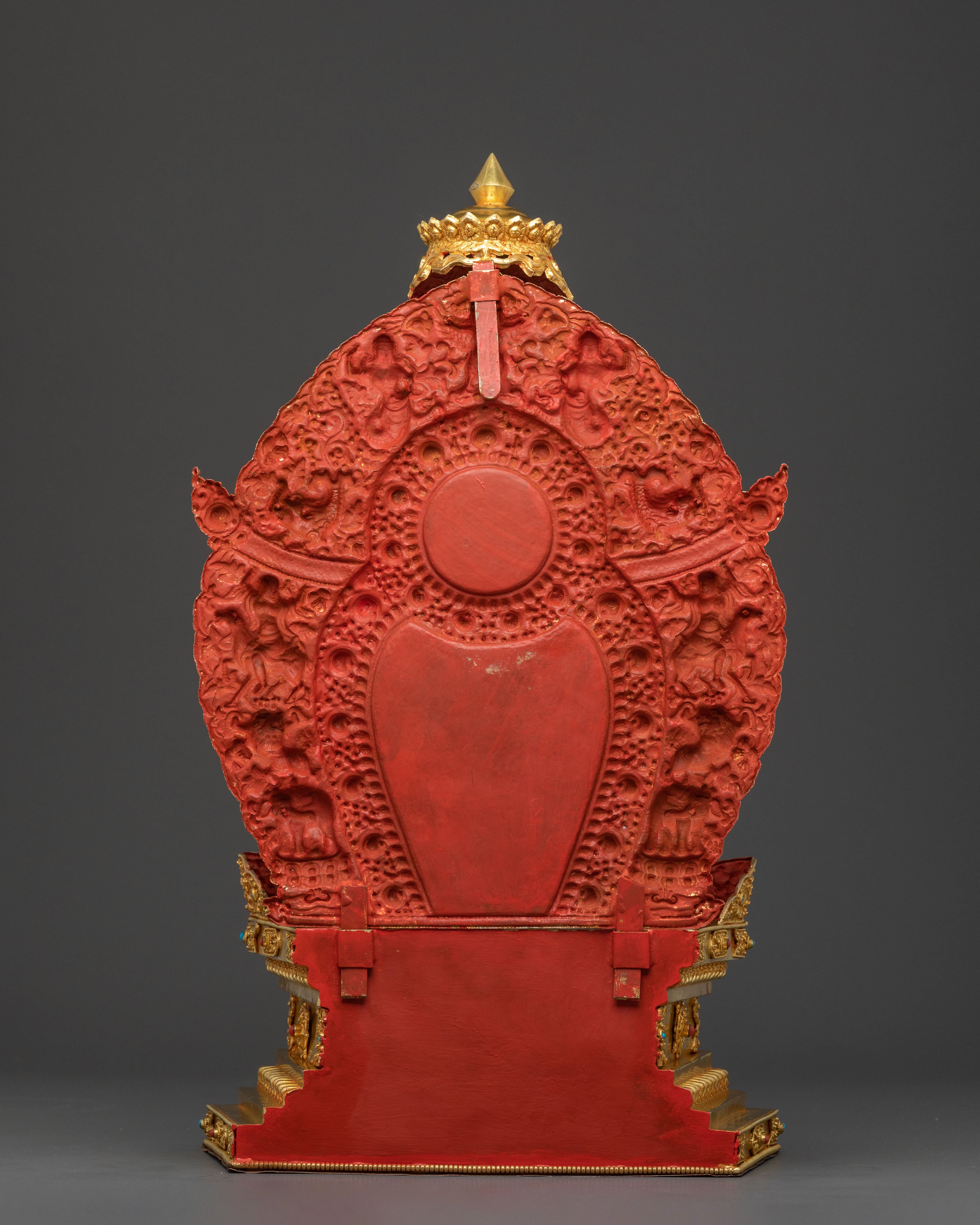 Green Tara Statue  On Throne | Sacred Altar Decor