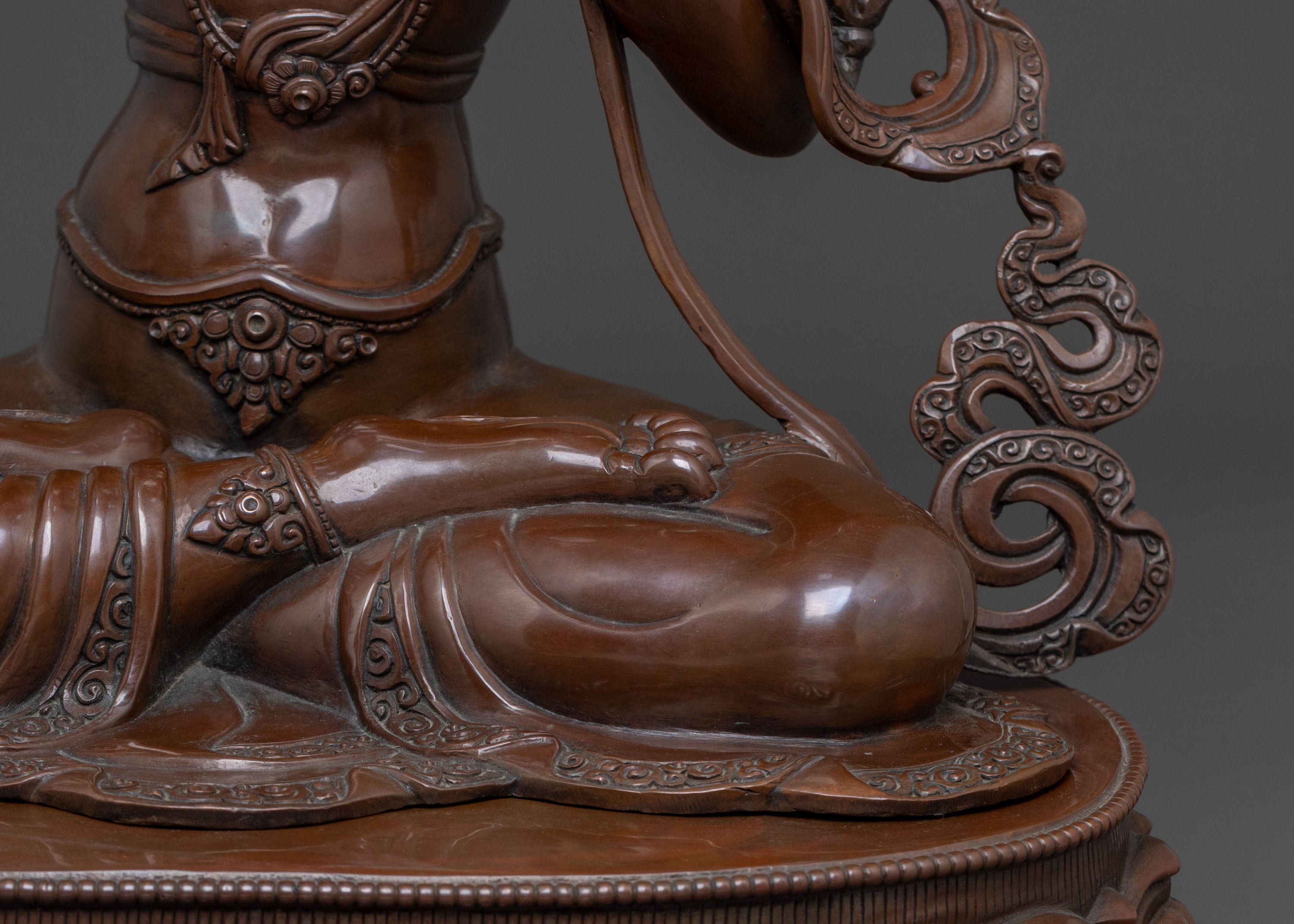 Goddess White Tara Statue | Oxidized Copper Figurine