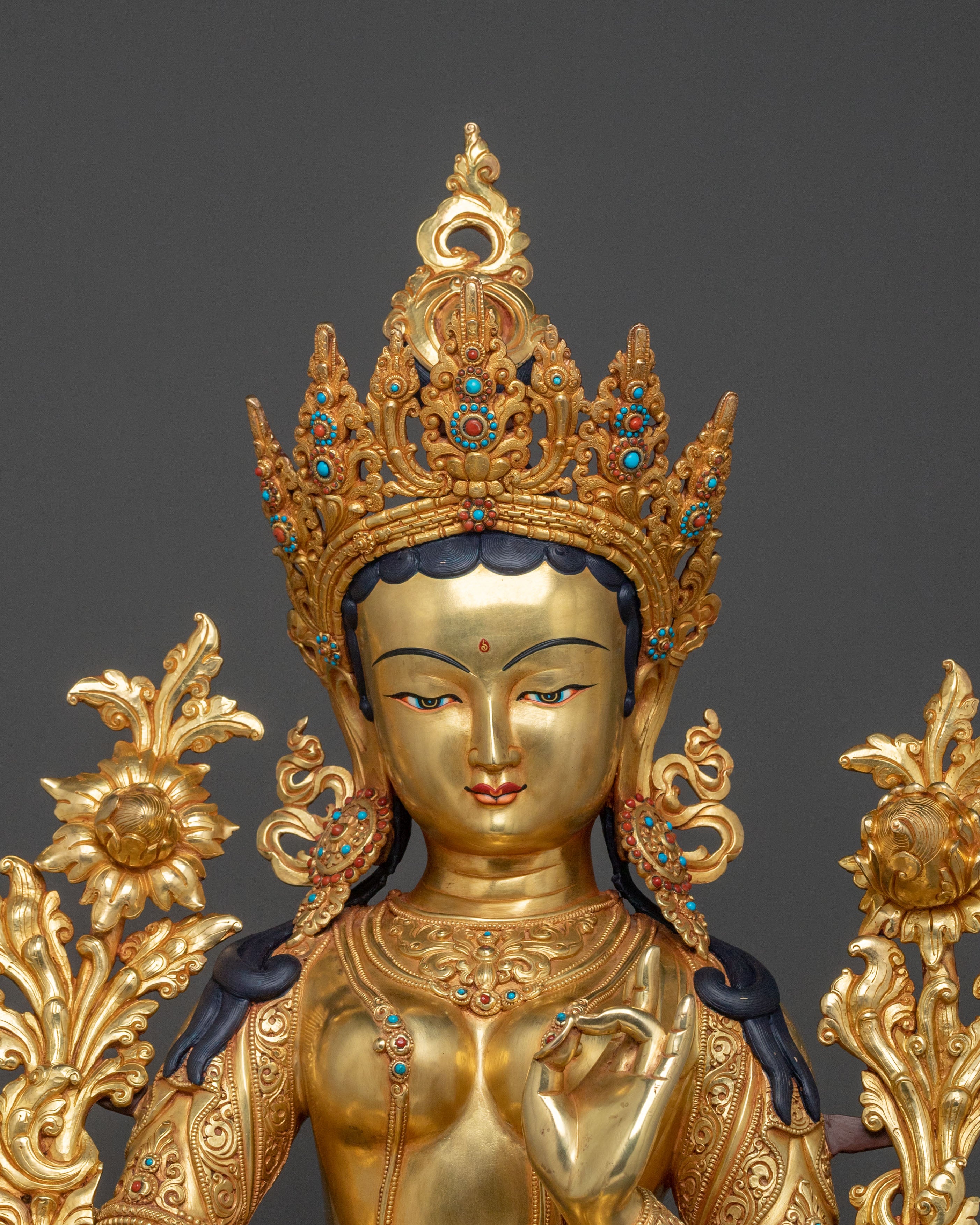 Green Tara Statue | Tibetan Goddess of Protection