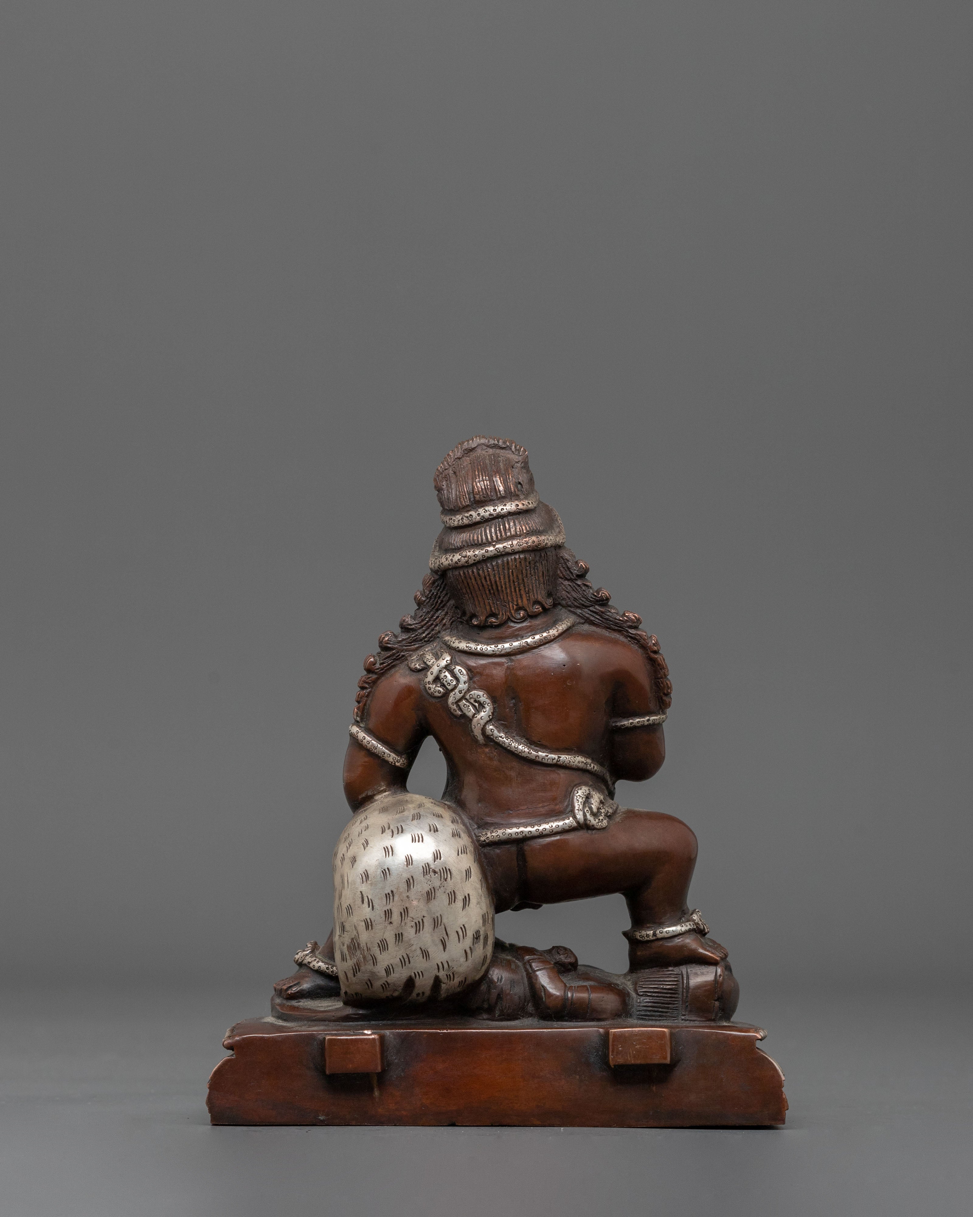 Black Dzambhala Handcrafted Oxidized Copper Statue