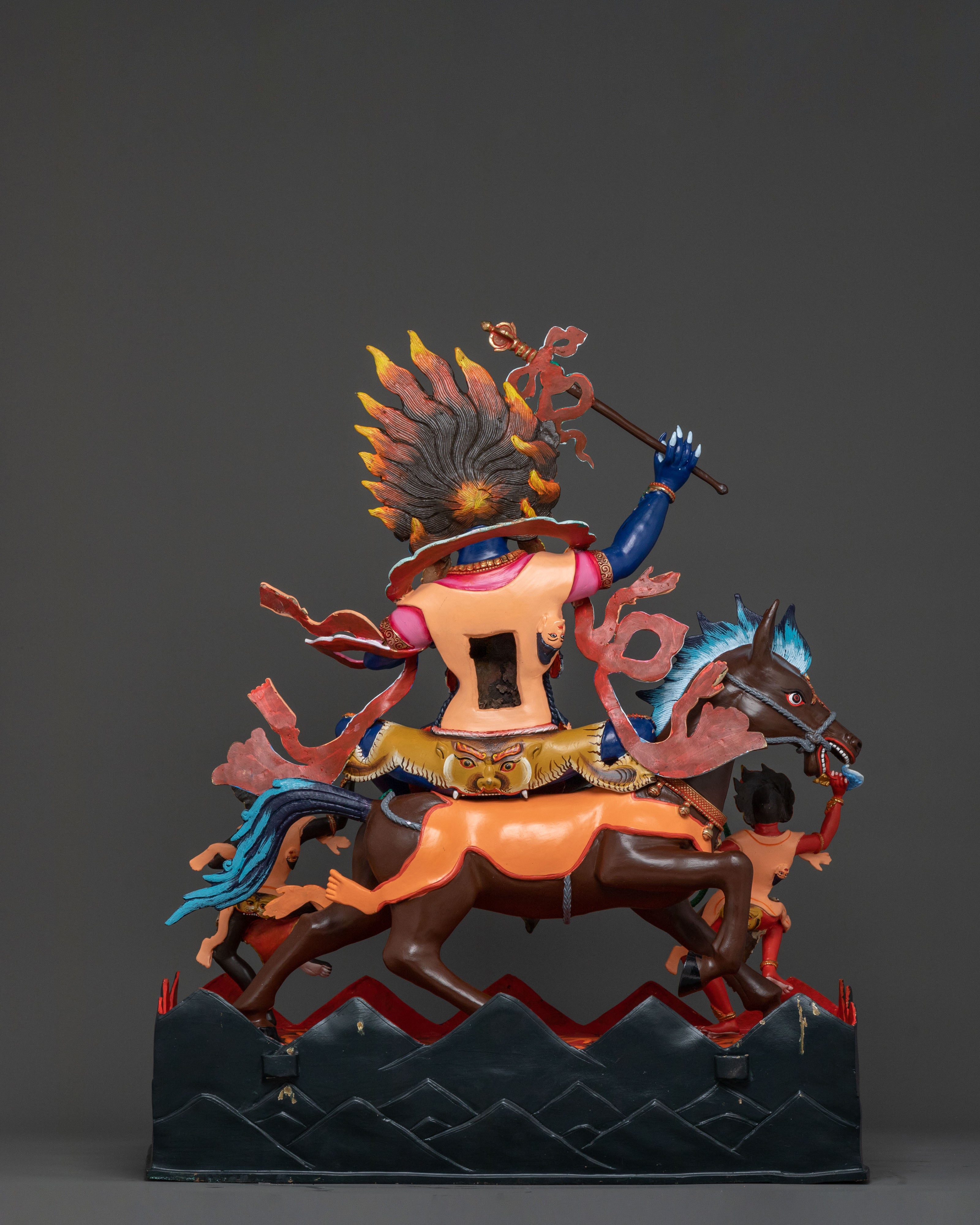 Palden Lhamo Statue: Buddhist Protector of Wisdom & Courage