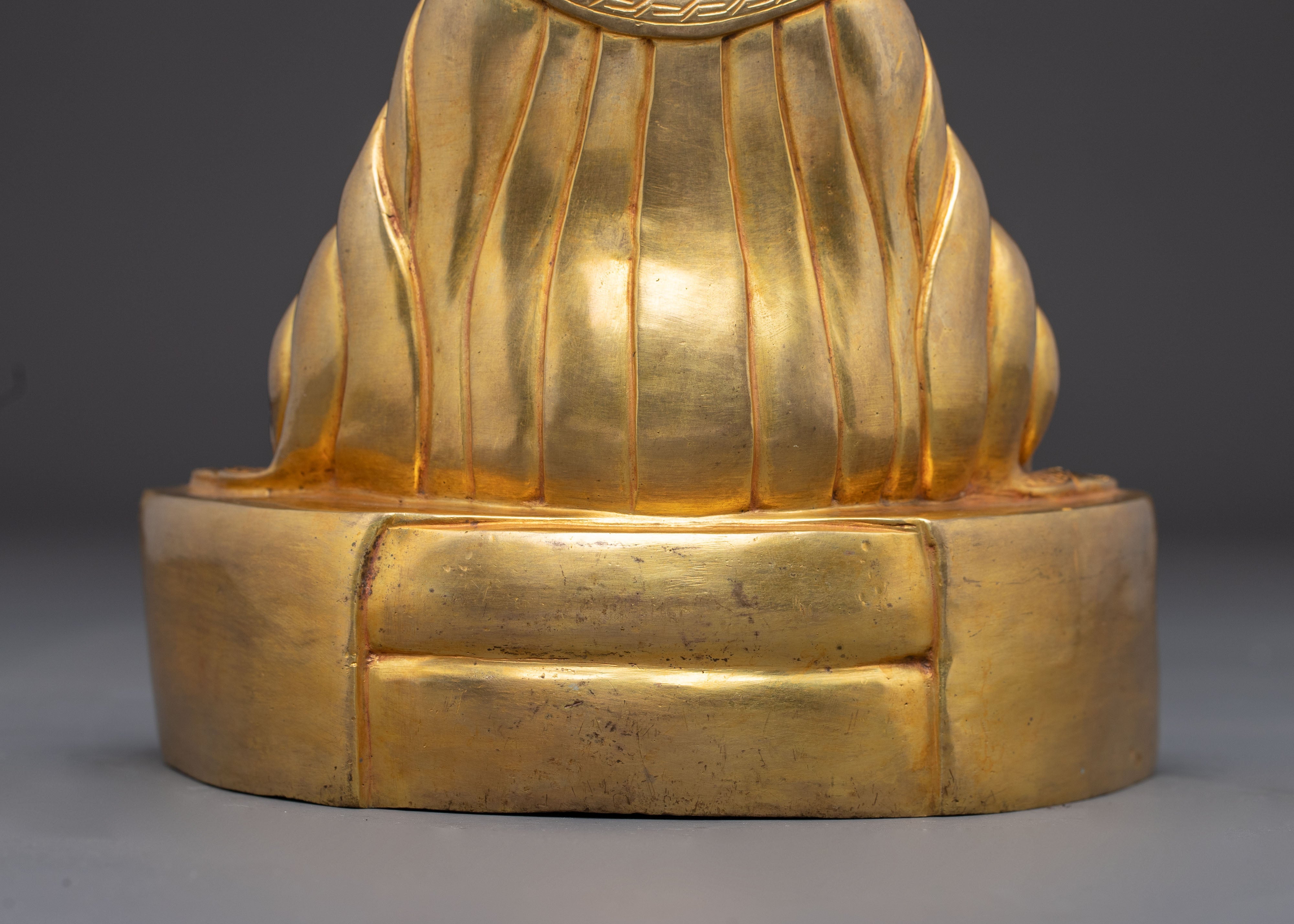 Handmade Marpha Sculpture | Tibetan Buddhist Master