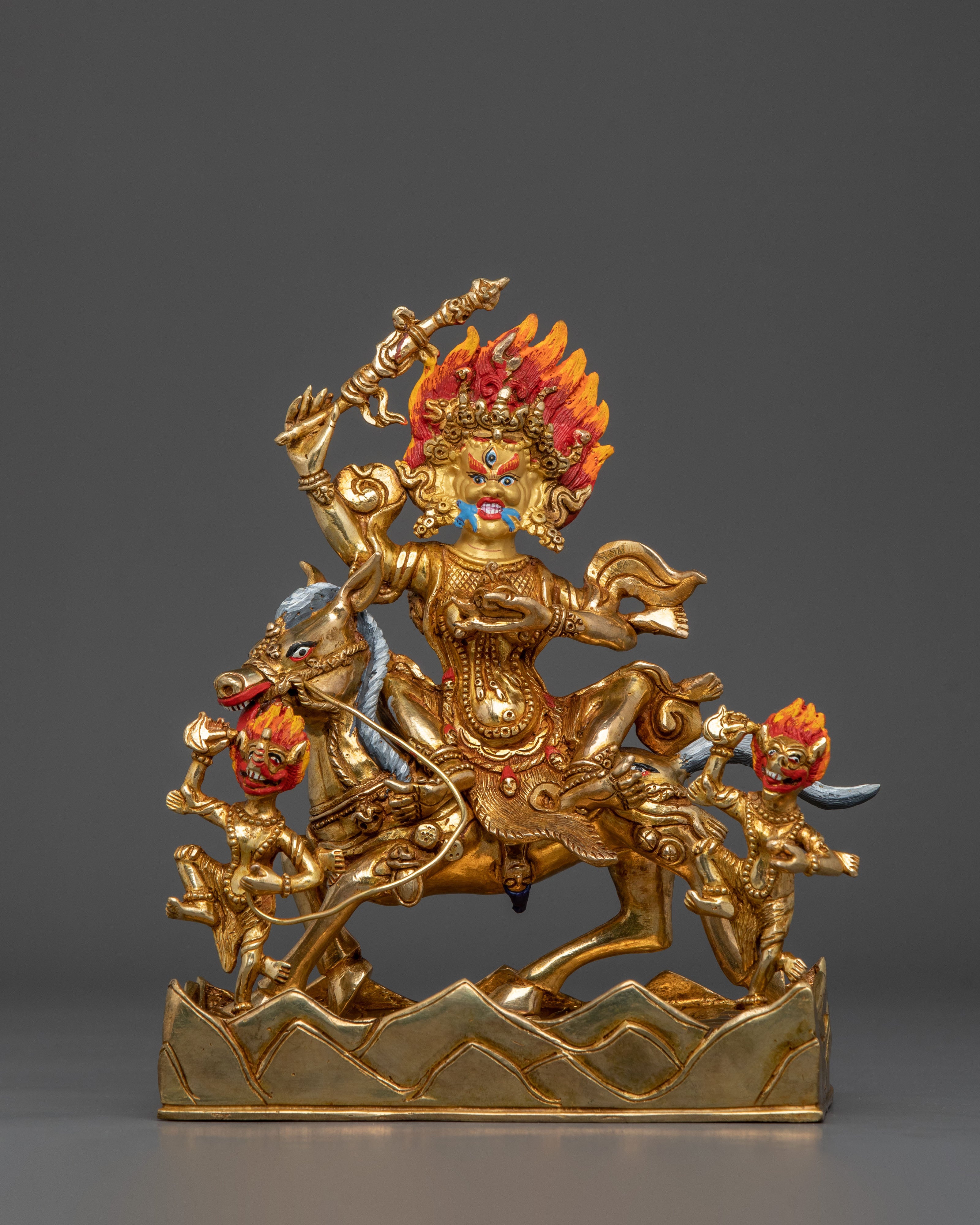 Shri Devi Himalayan Statue | 24K Gold Gilded Figurine