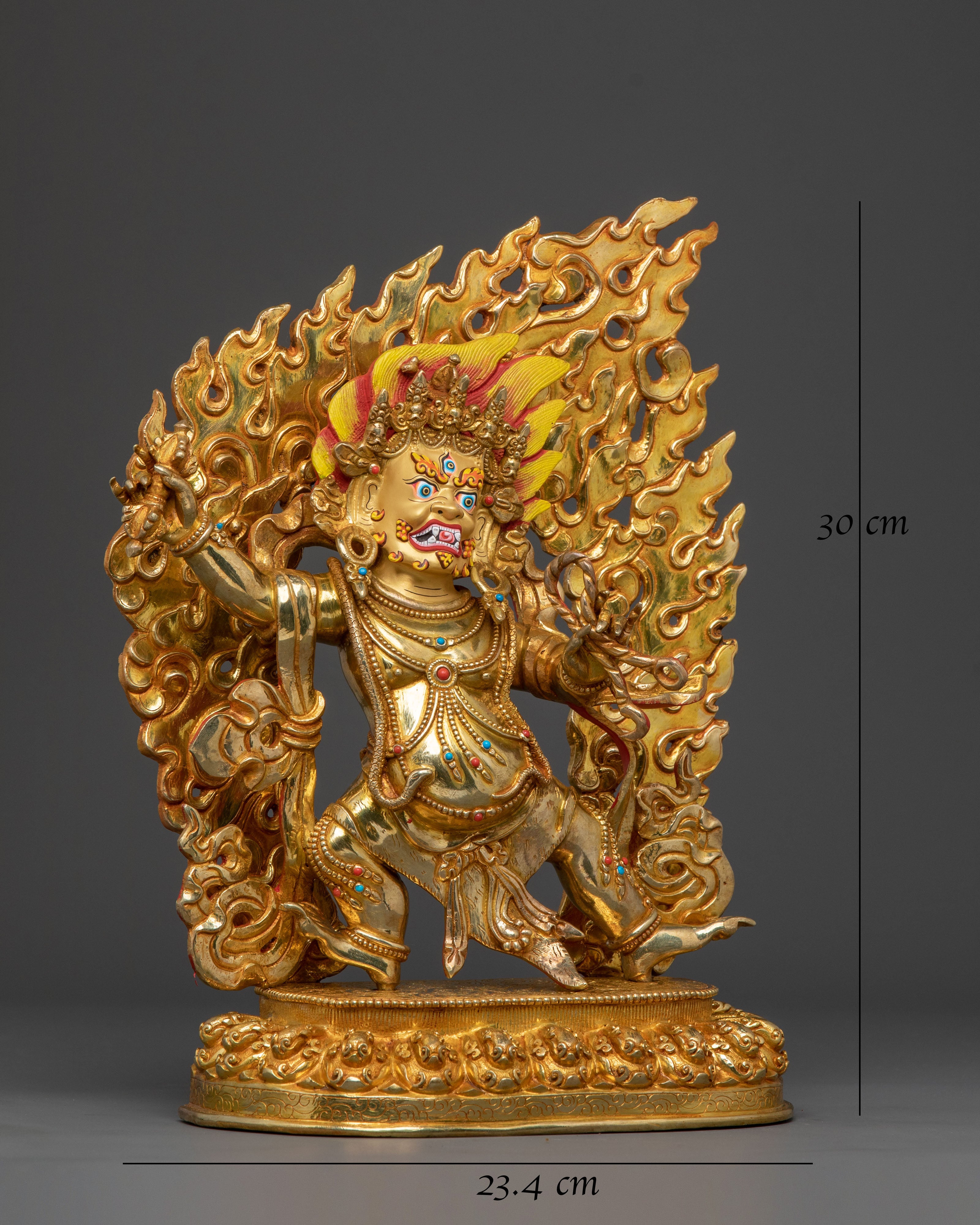 Major Bodhisattva: Handmade Vajrapani Statue