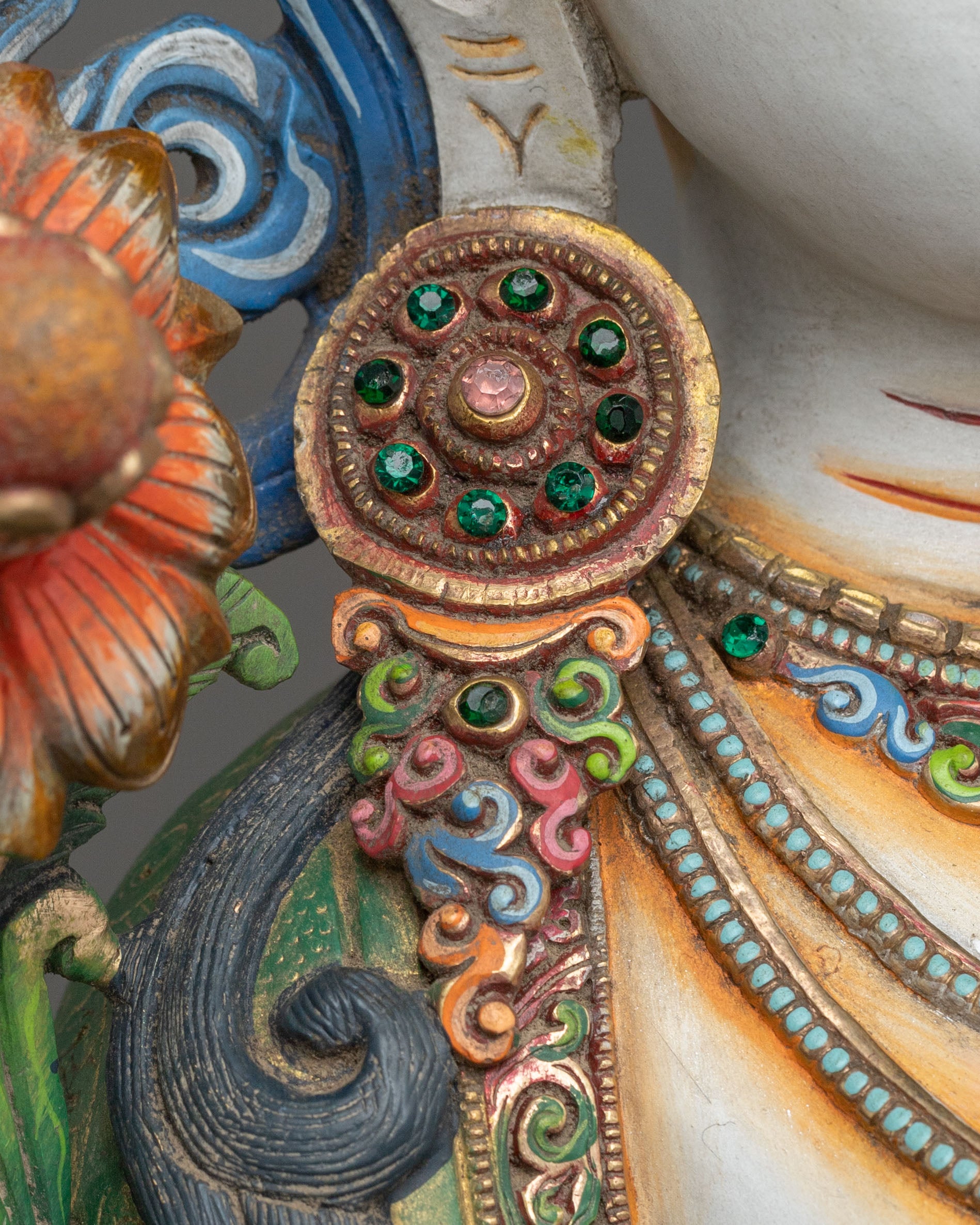 White Tara Compassion Goddess Sculpture | Buddhist Decor