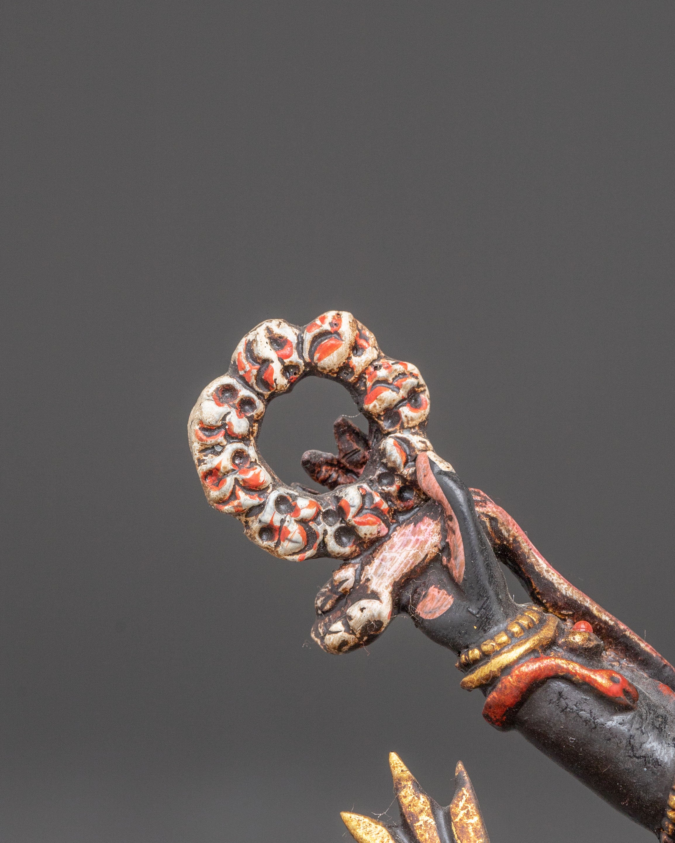 Golden Sculpture of Six-Armed Mahakala