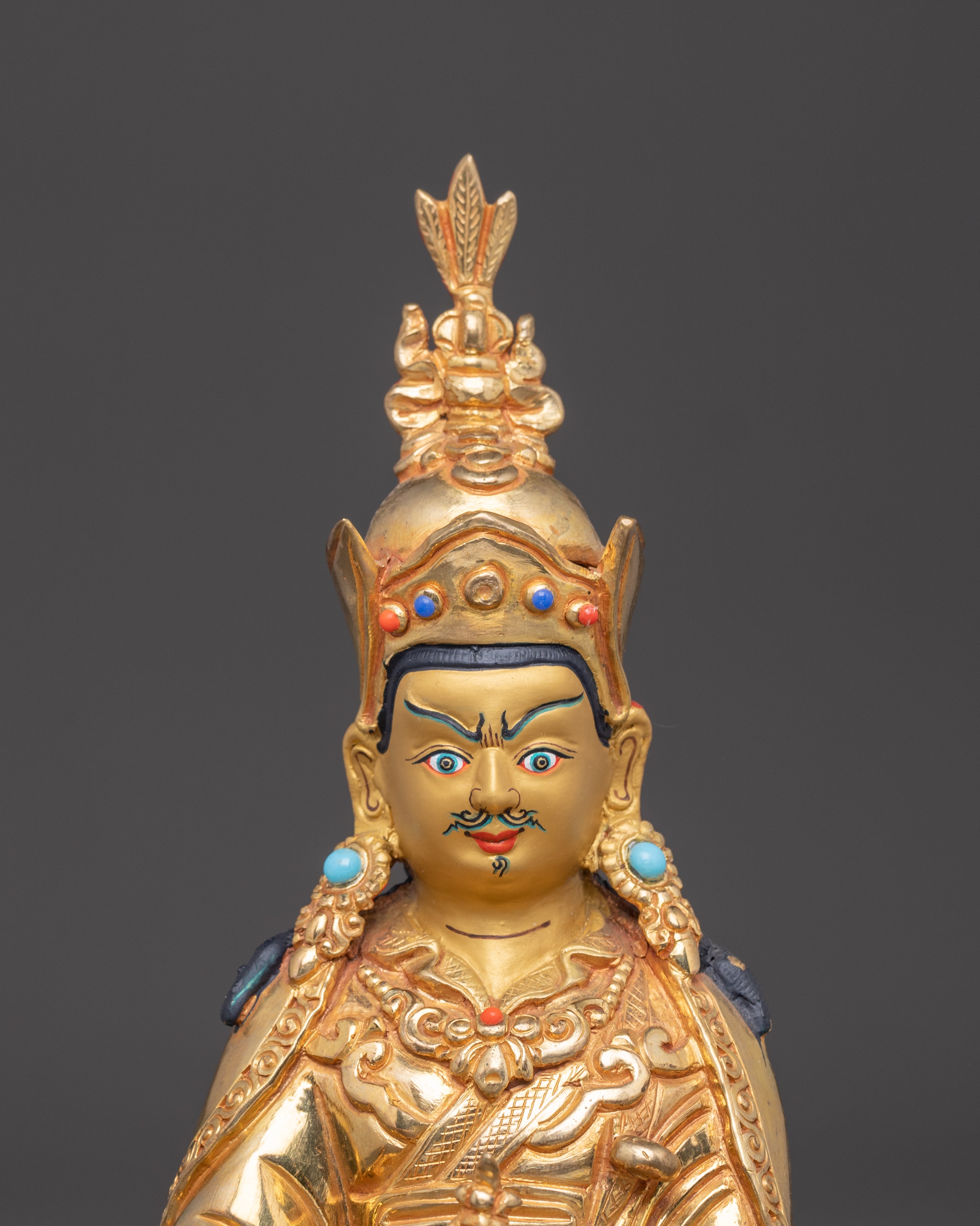 Handcrafted Guru Rinpoche Artwork | Lotus-Born Master