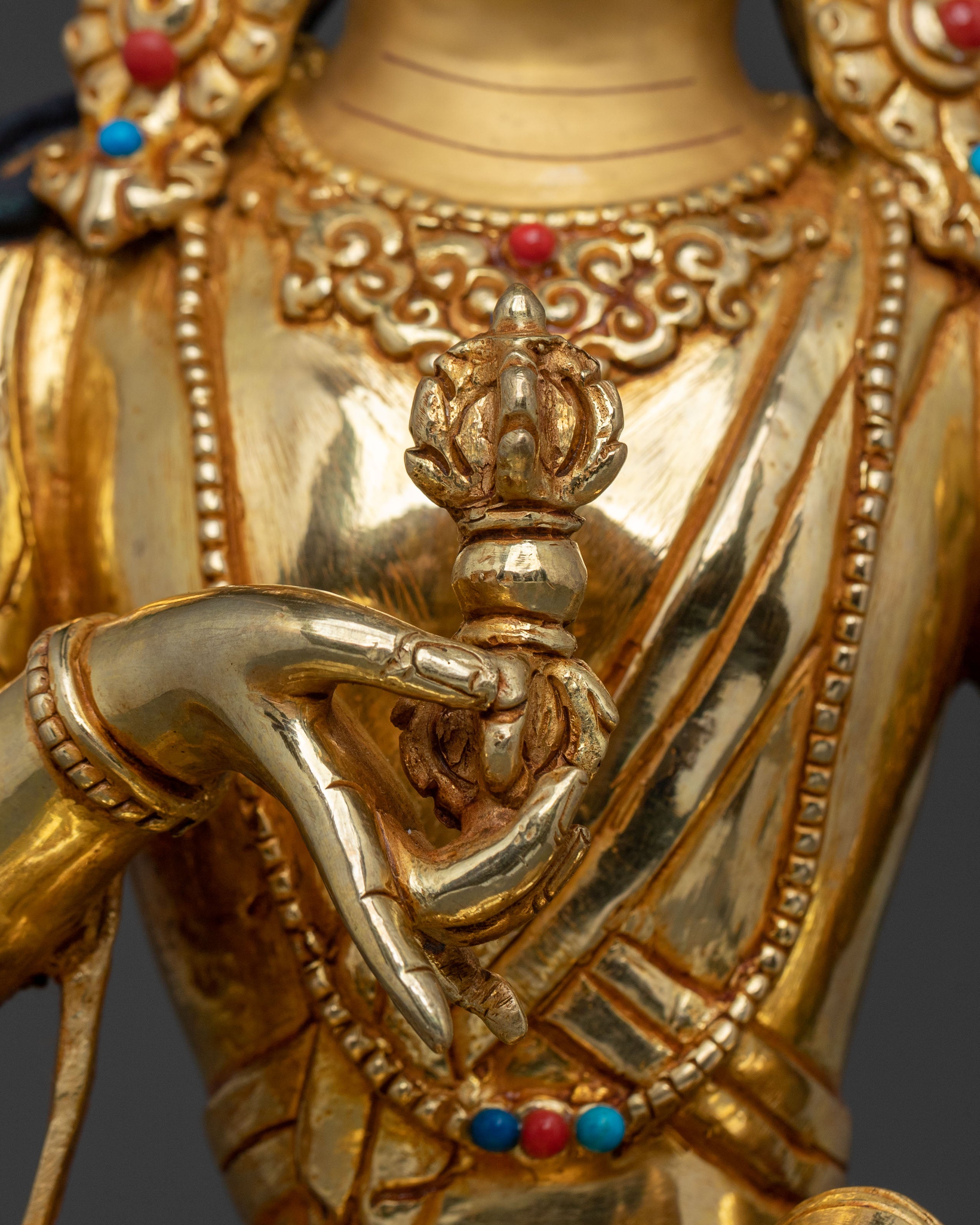 24K Gold Gilded Purification Figurine Vajrasattva