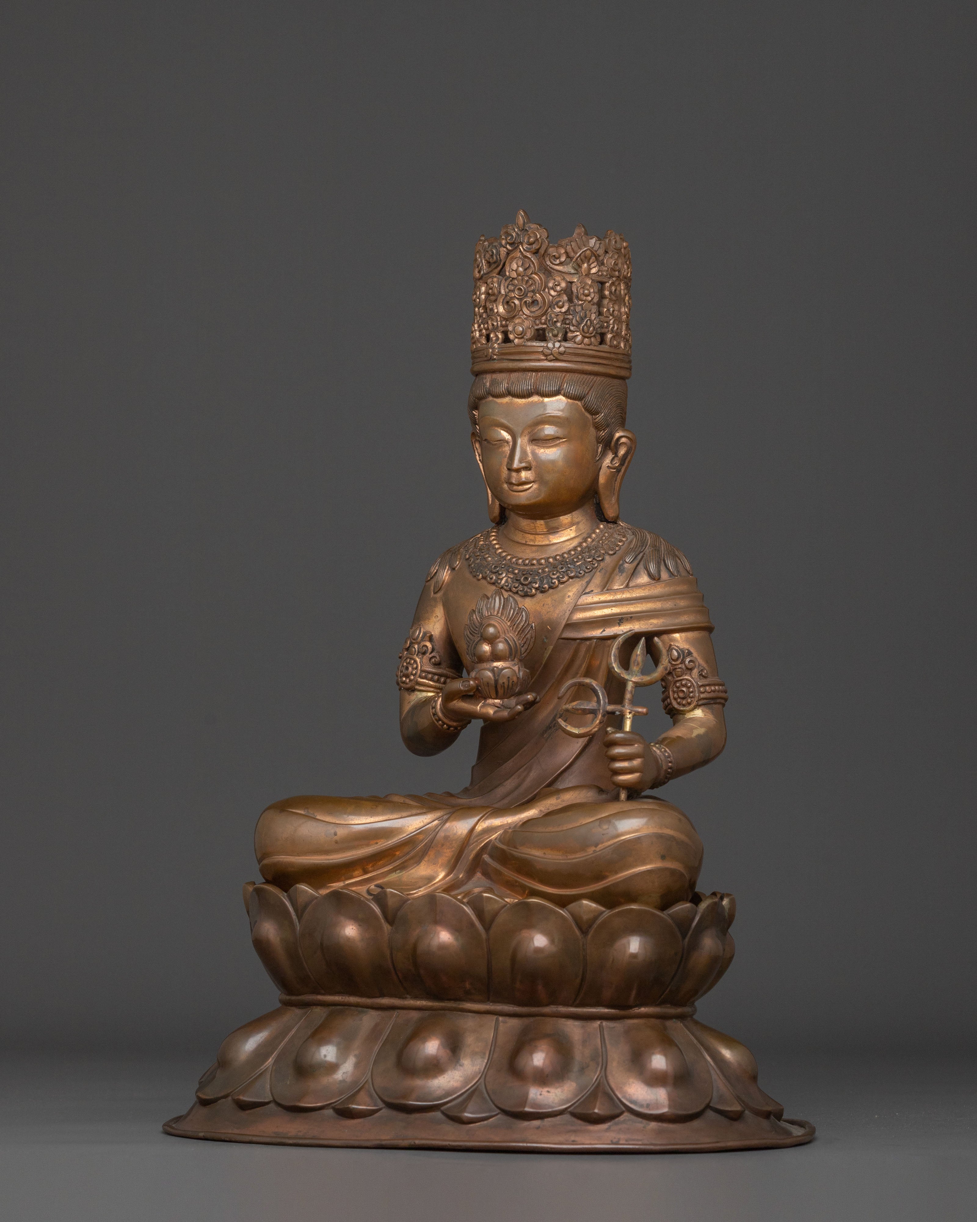 Guardian of the Vulnerable Kshitigarbha Statue | Buddhist Altar Decor