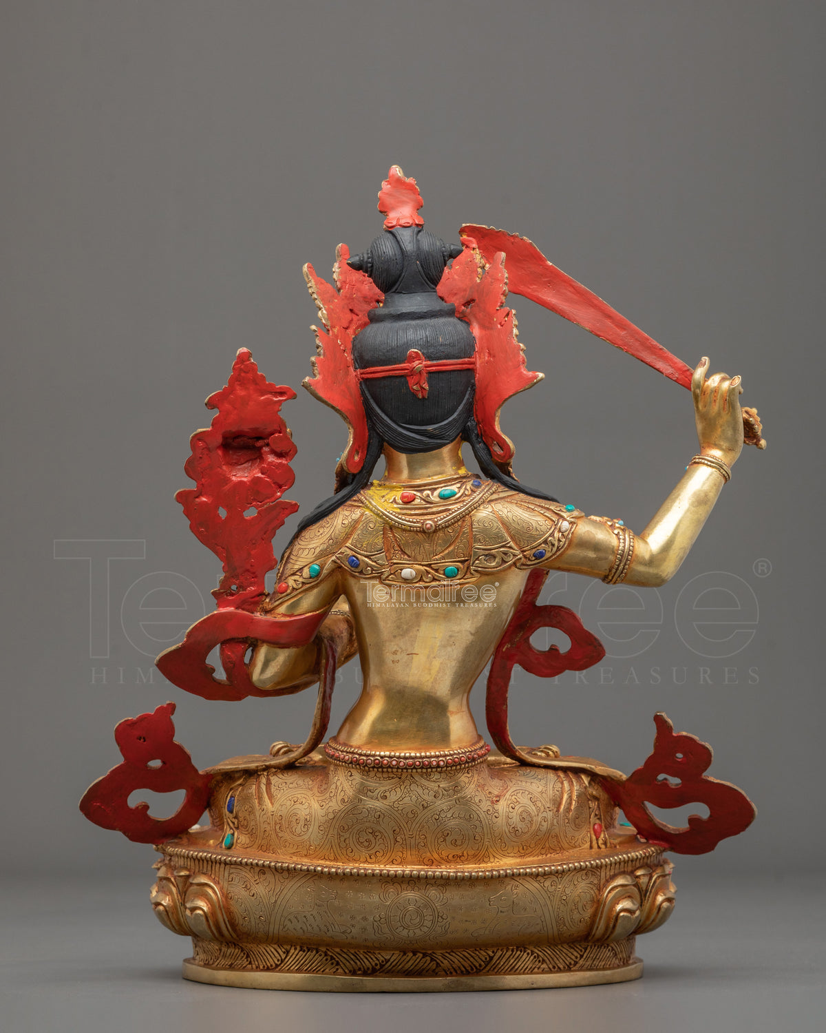 Manjughoṣa Statue | The Radiant Voice of Wisdom