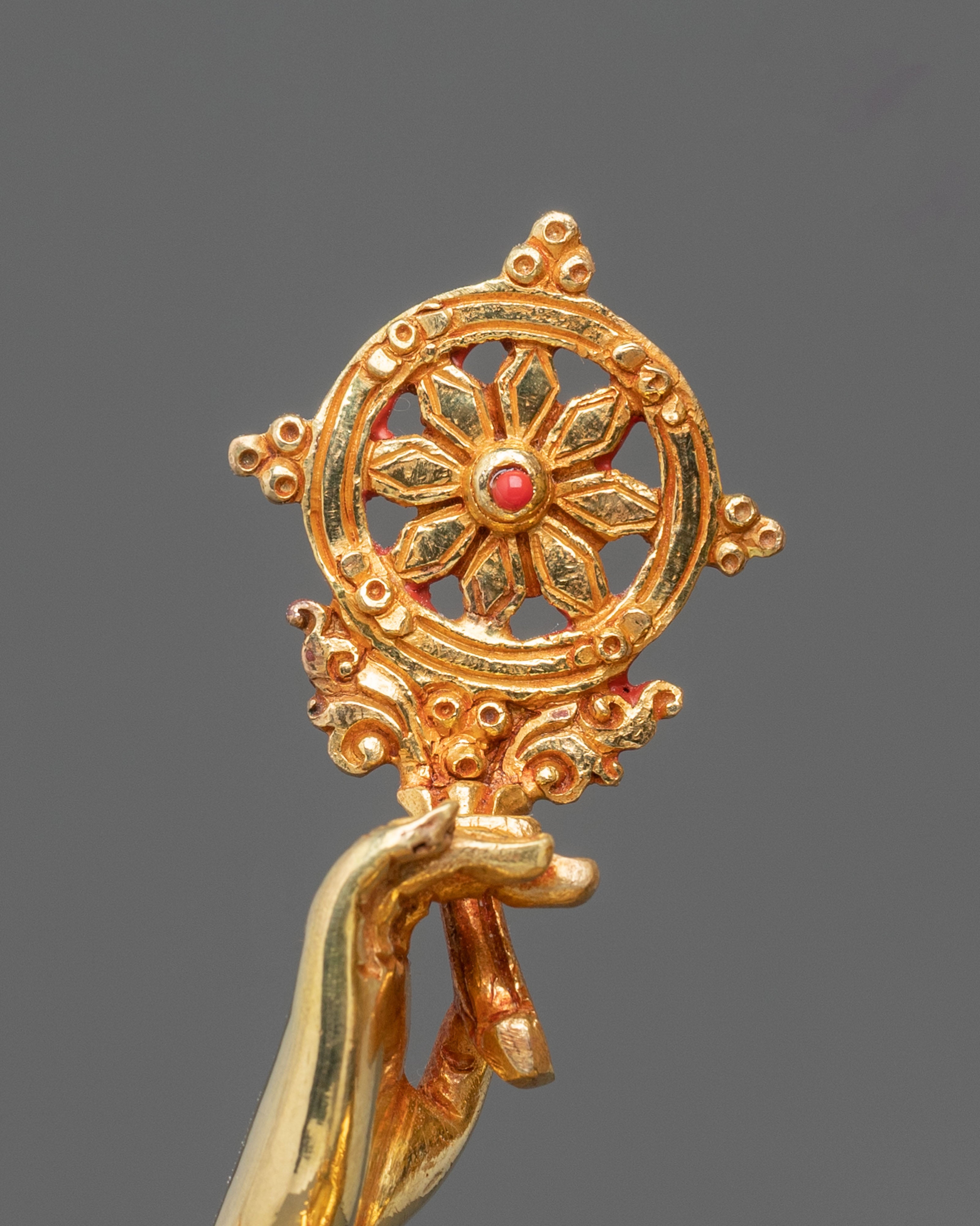 Guhyasamaja Tantric Buddha Statue | 24K Gilded Copper Statue
