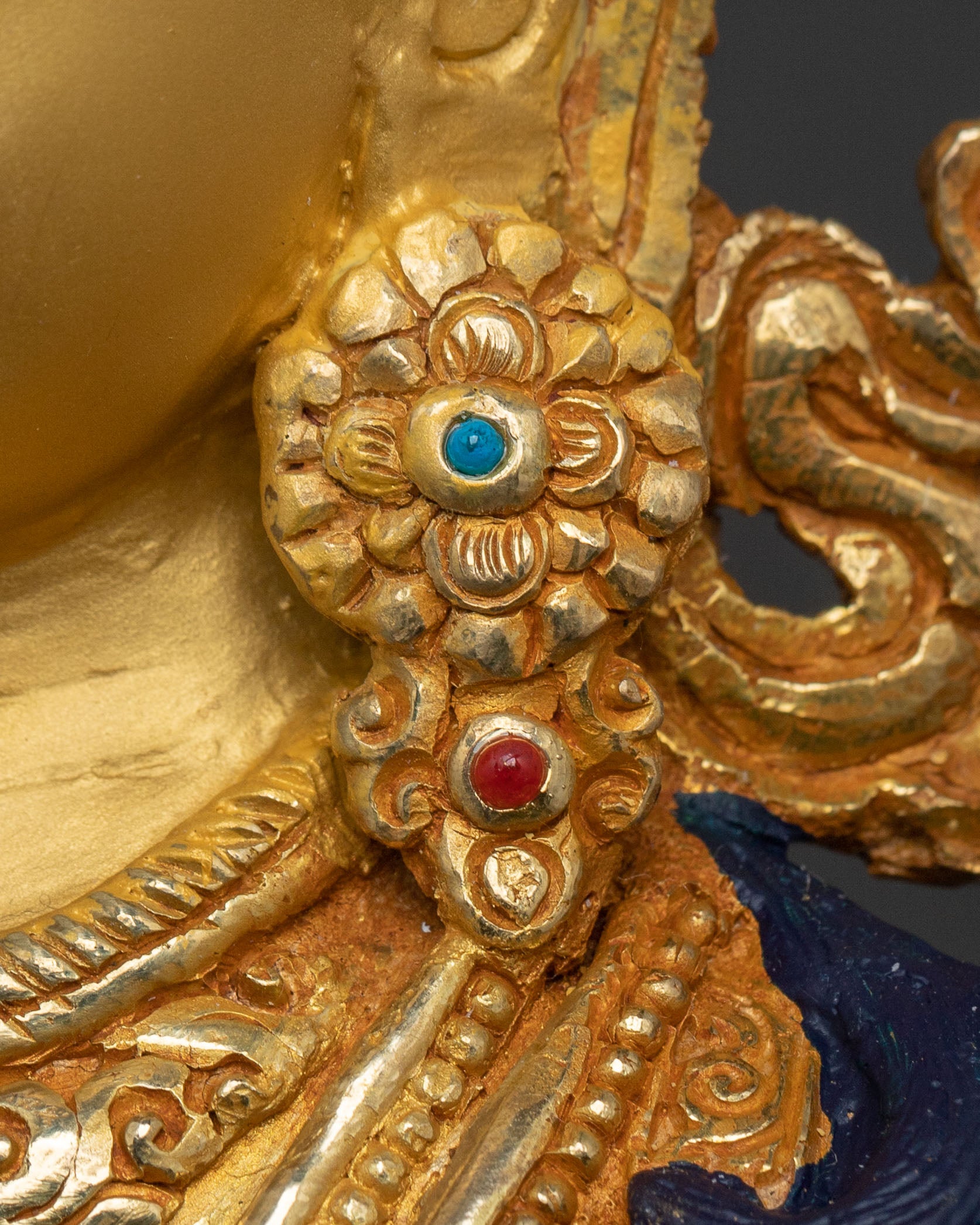 Handcrafted Green Tara Compassion Goddess Statue