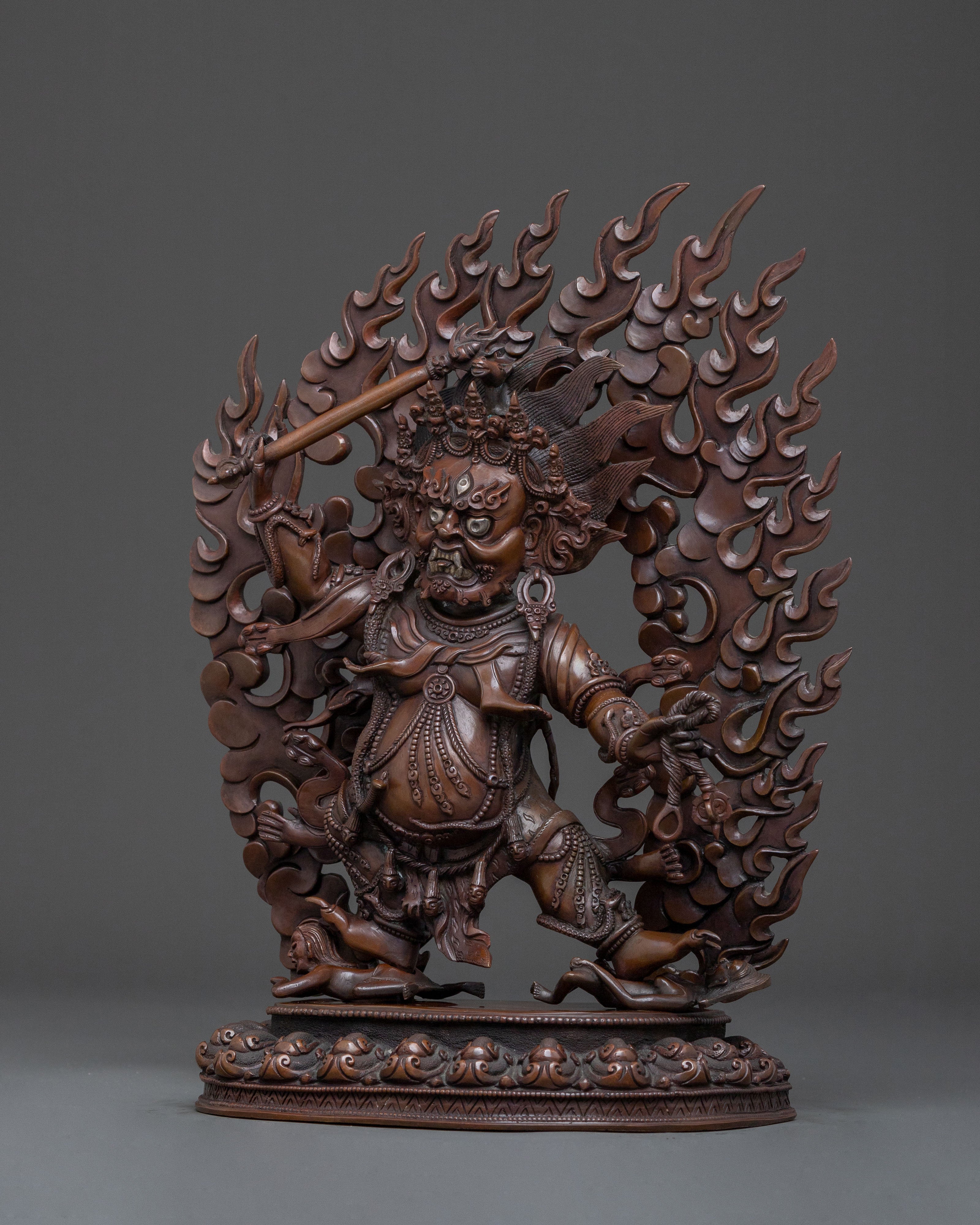 Dandapani Sacred Statue | Oxidized Copper Body