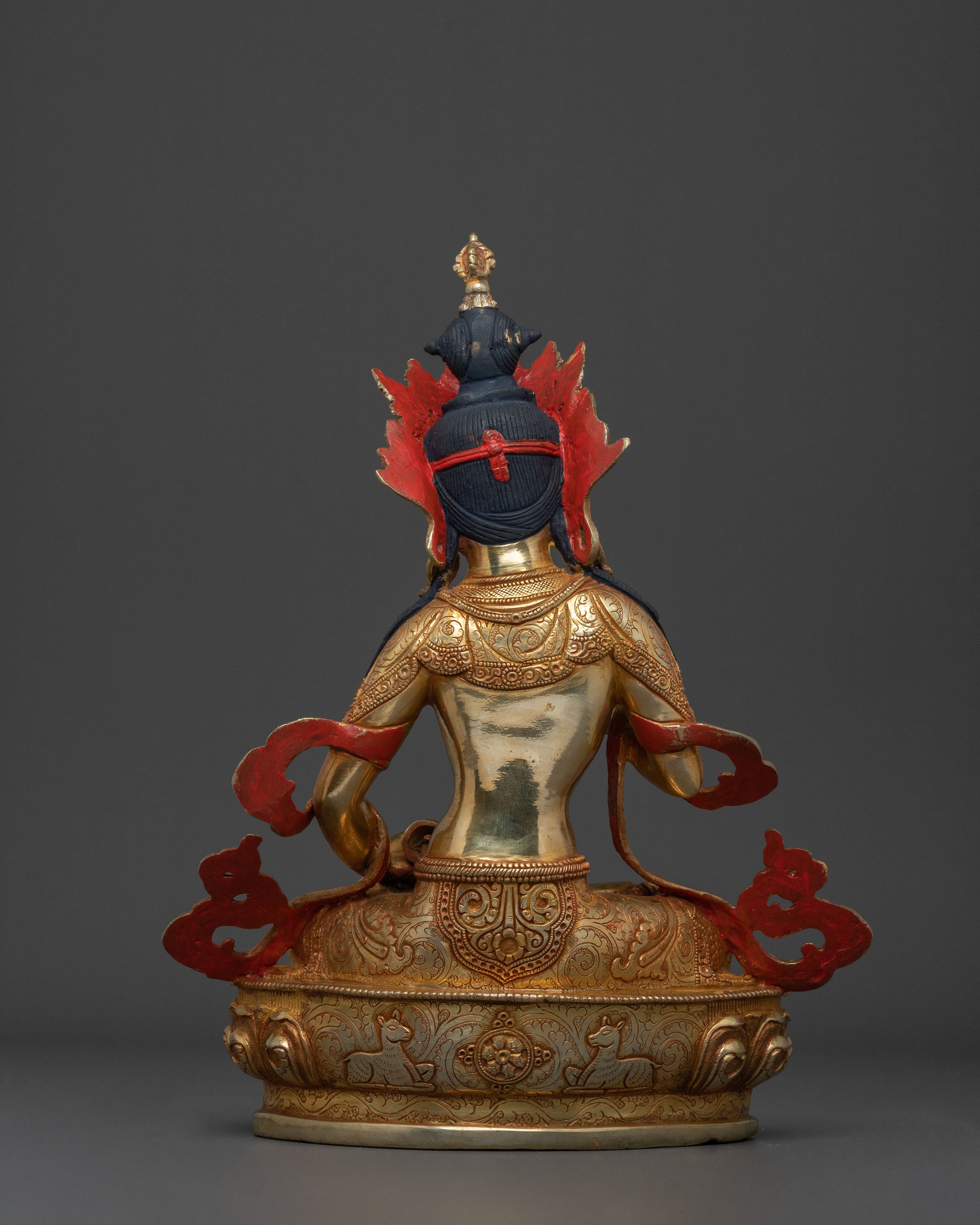 Seated Vajrasattva Statue | Tibetan Buddhist Wisdom Sculpture