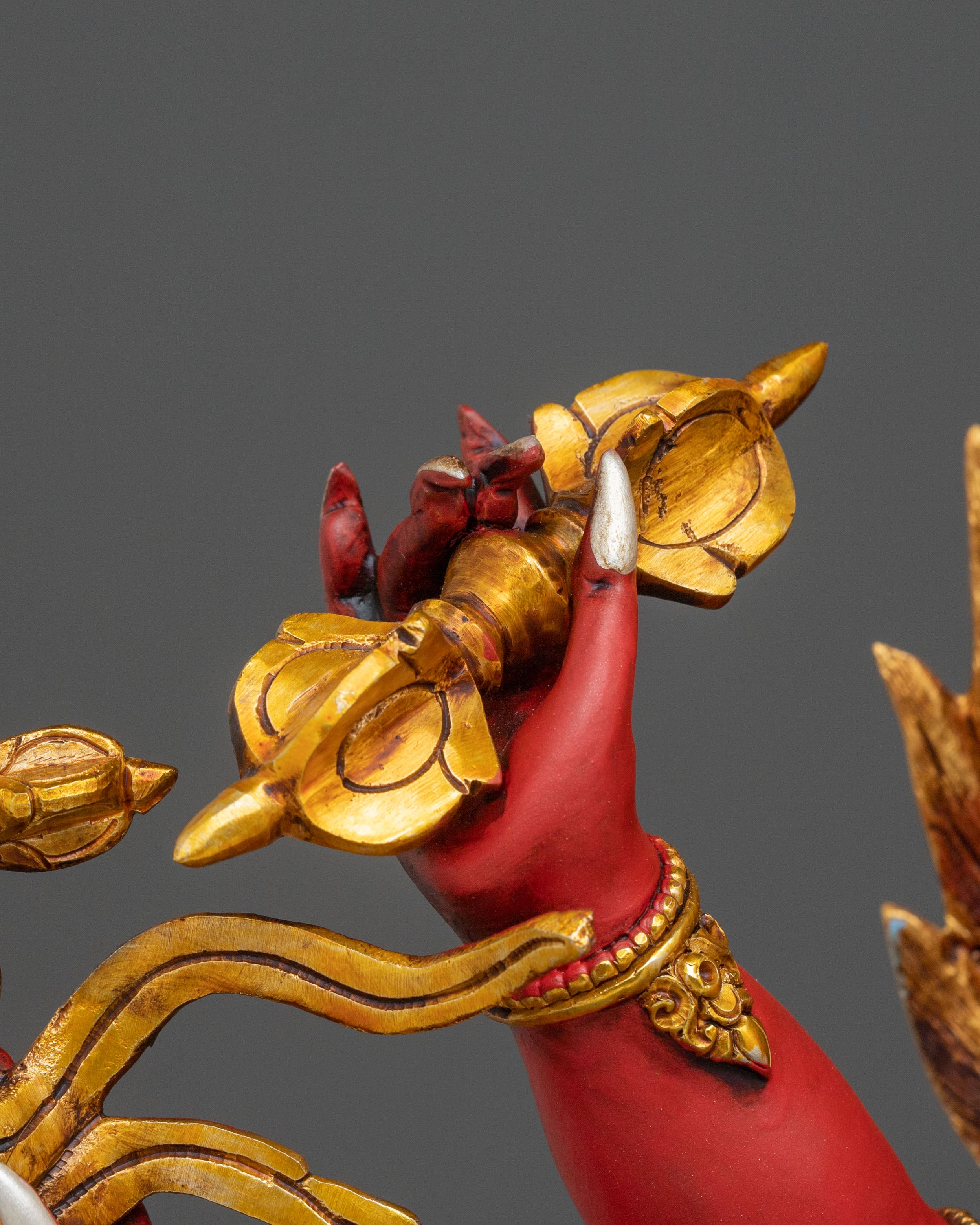Heyagriva Divine Figurine | 24K Gold Gilded Protector
