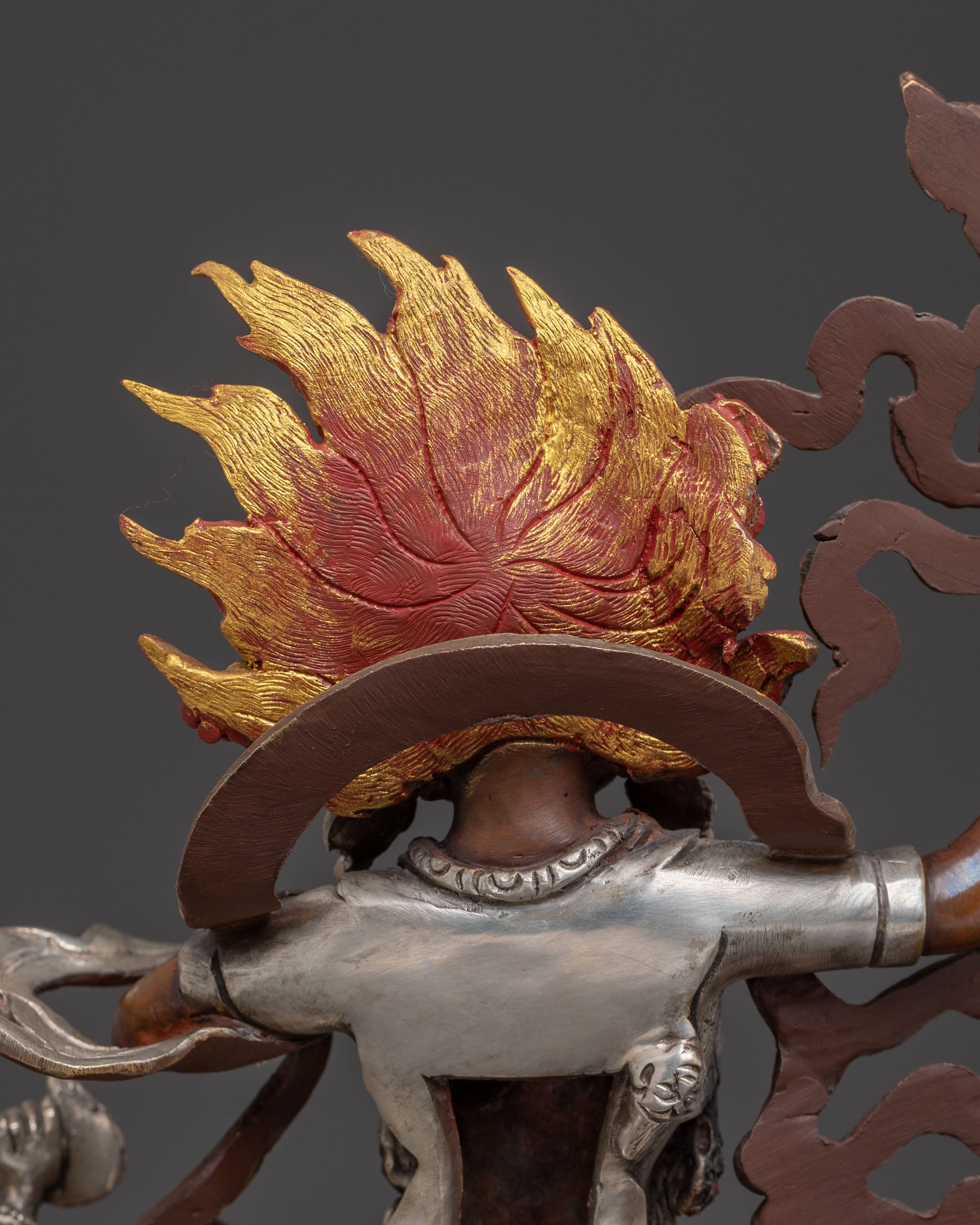 Palden Lhamo Sacred Copper Statue | Buddhist Guardian Sculpture